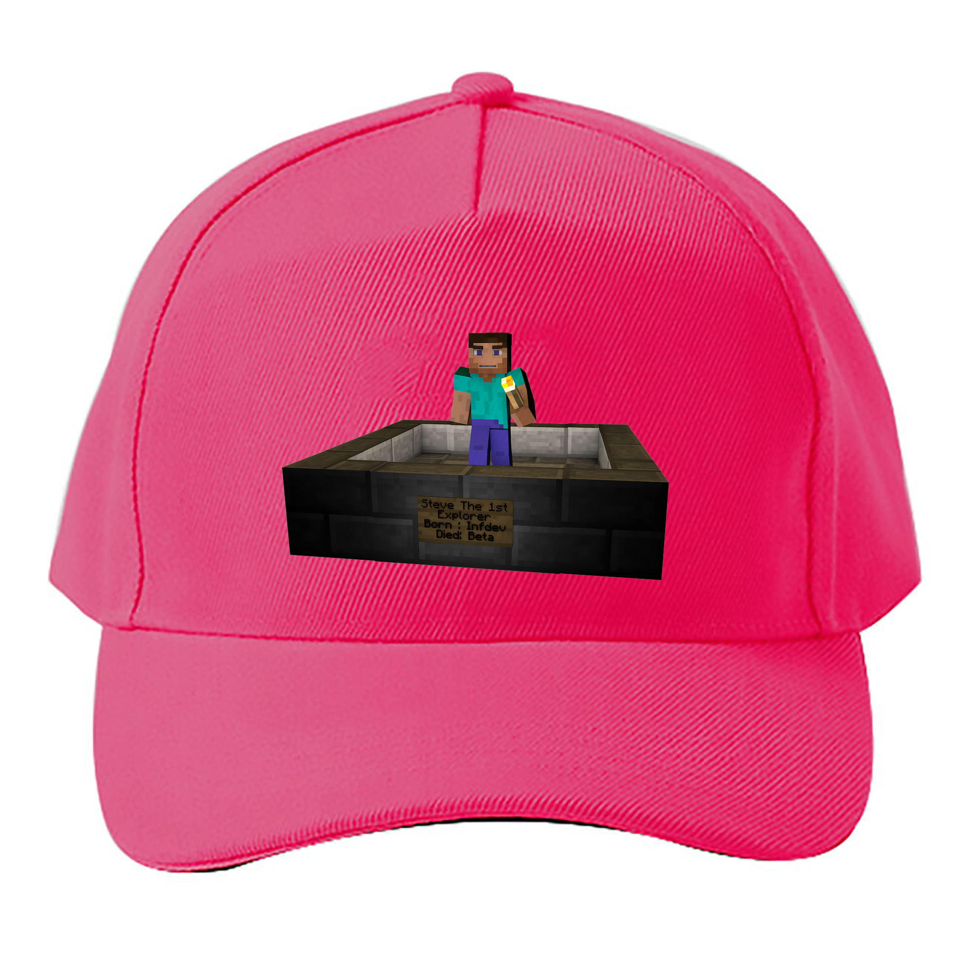 （画像用） マインクラフト ブロックの世界 Minecraft MC Block world ベースボールキャップ 綿100％ 男女兼用 帽子 スポーツ