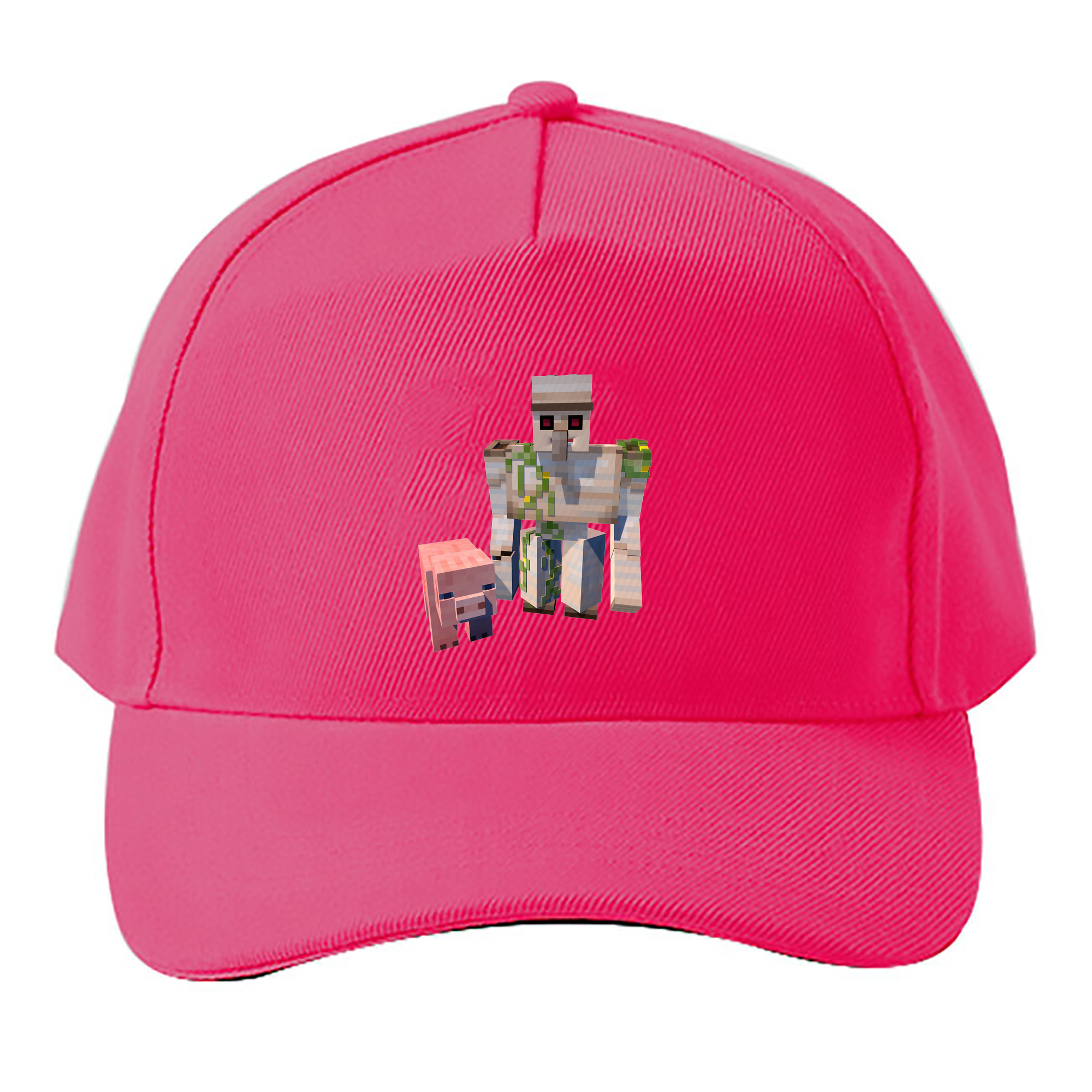 （画像用） マインクラフト ブロックの世界 Minecraft MC Block world ベースボールキャップ 綿100％ 男女兼用 帽子 スポーツ