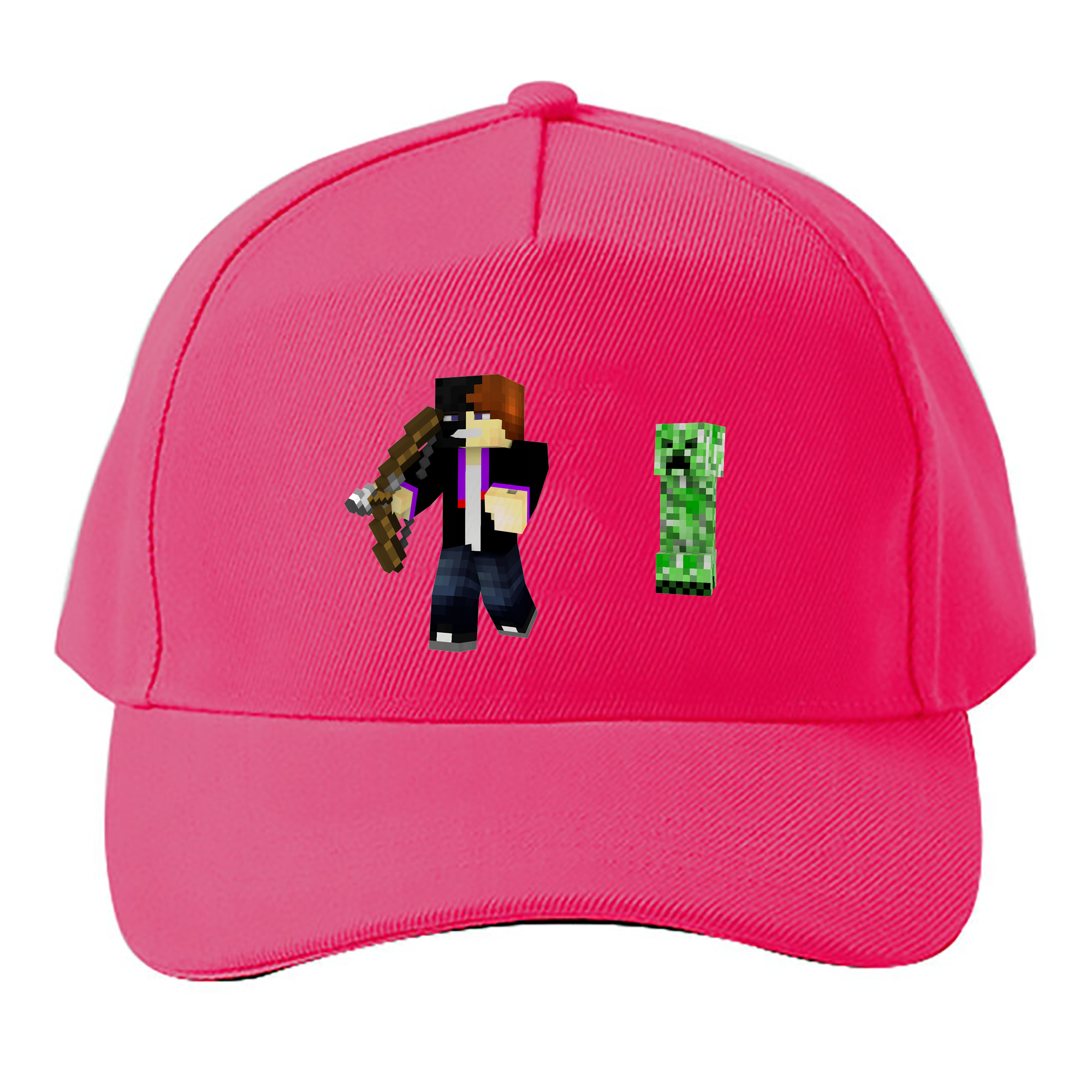 （画像用） マインクラフト ブロックの世界 Minecraft MC Block world ベースボールキャップ 綿100％ 男女兼用 帽子 スポーツ
