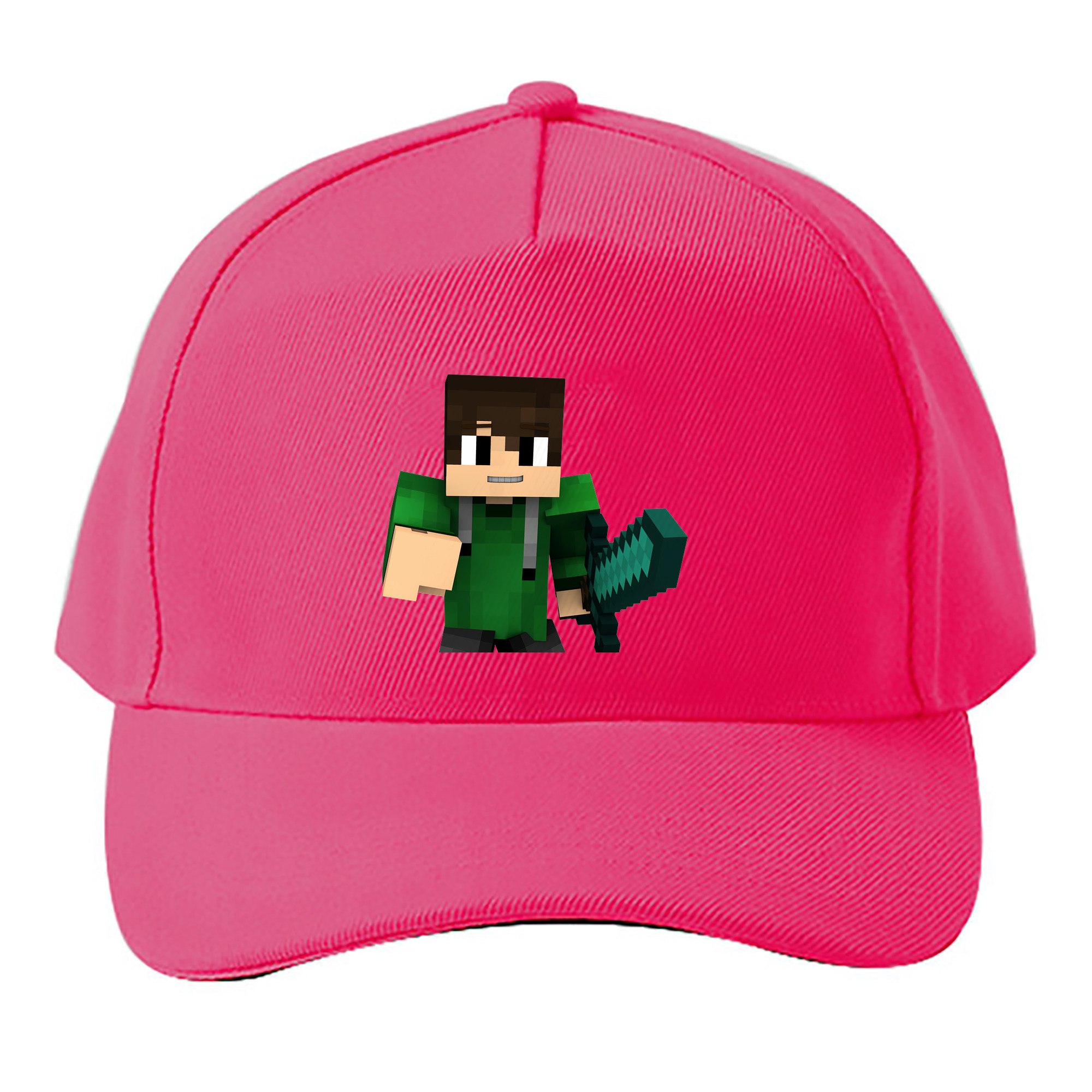 （画像用） マインクラフト ブロックの世界 Minecraft MC Block world ベースボールキャップ 綿100％ 男女兼用 帽子 スポーツ