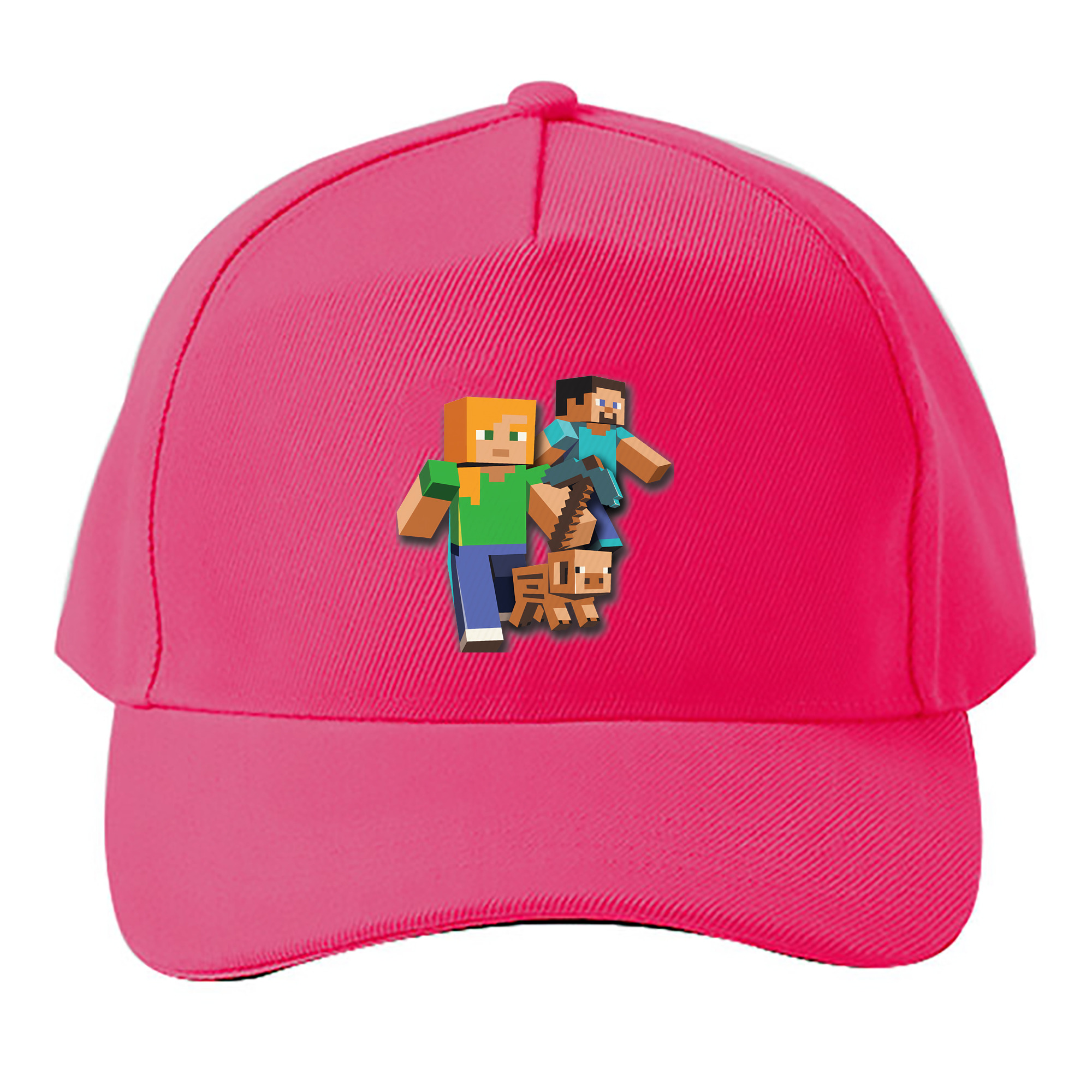 （画像用） マインクラフト ブロックの世界 Minecraft MC Block world ベースボールキャップ 綿100％ 男女兼用 帽子 スポーツ