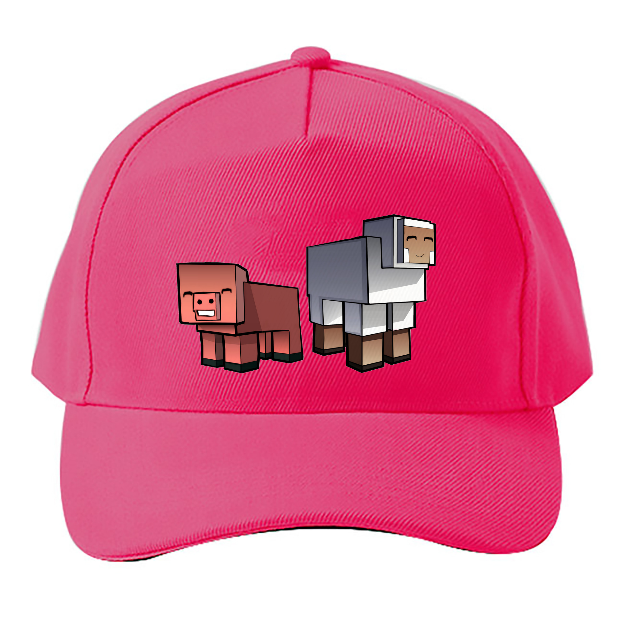 （画像用） マインクラフト ブロックの世界 Minecraft MC Block world ベースボールキャップ 綿100％ 男女兼用 帽子 スポーツ