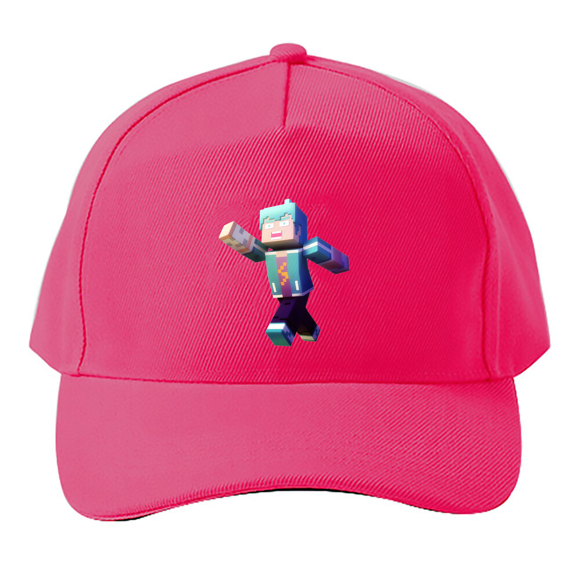 （画像用） マインクラフト ブロックの世界 Minecraft MC Block world ベースボールキャップ 綿100％ 男女兼用 帽子 スポーツ