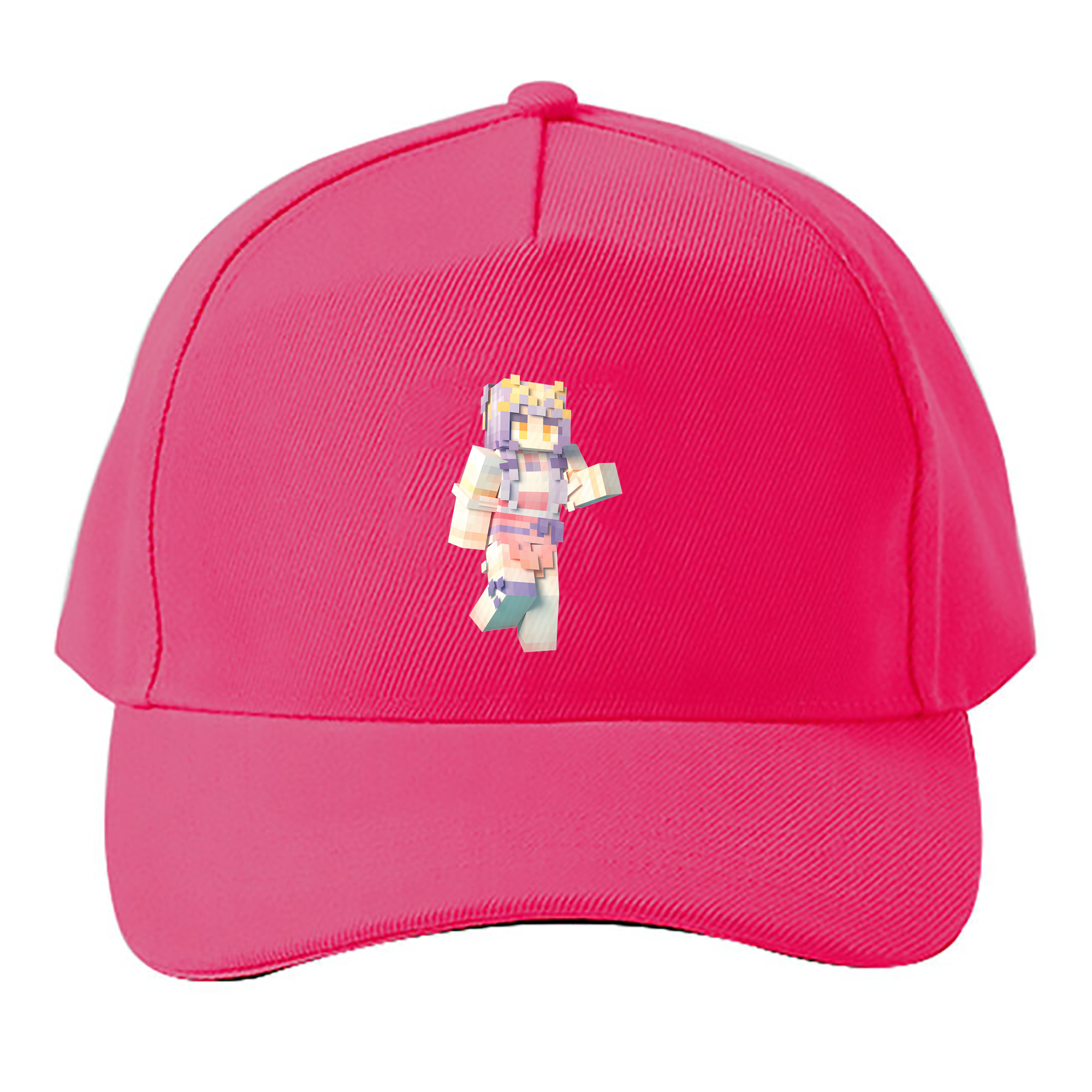 （画像用） マインクラフト ブロックの世界 Minecraft MC Block world ベースボールキャップ 綿100％ 男女兼用 帽子 スポーツ
