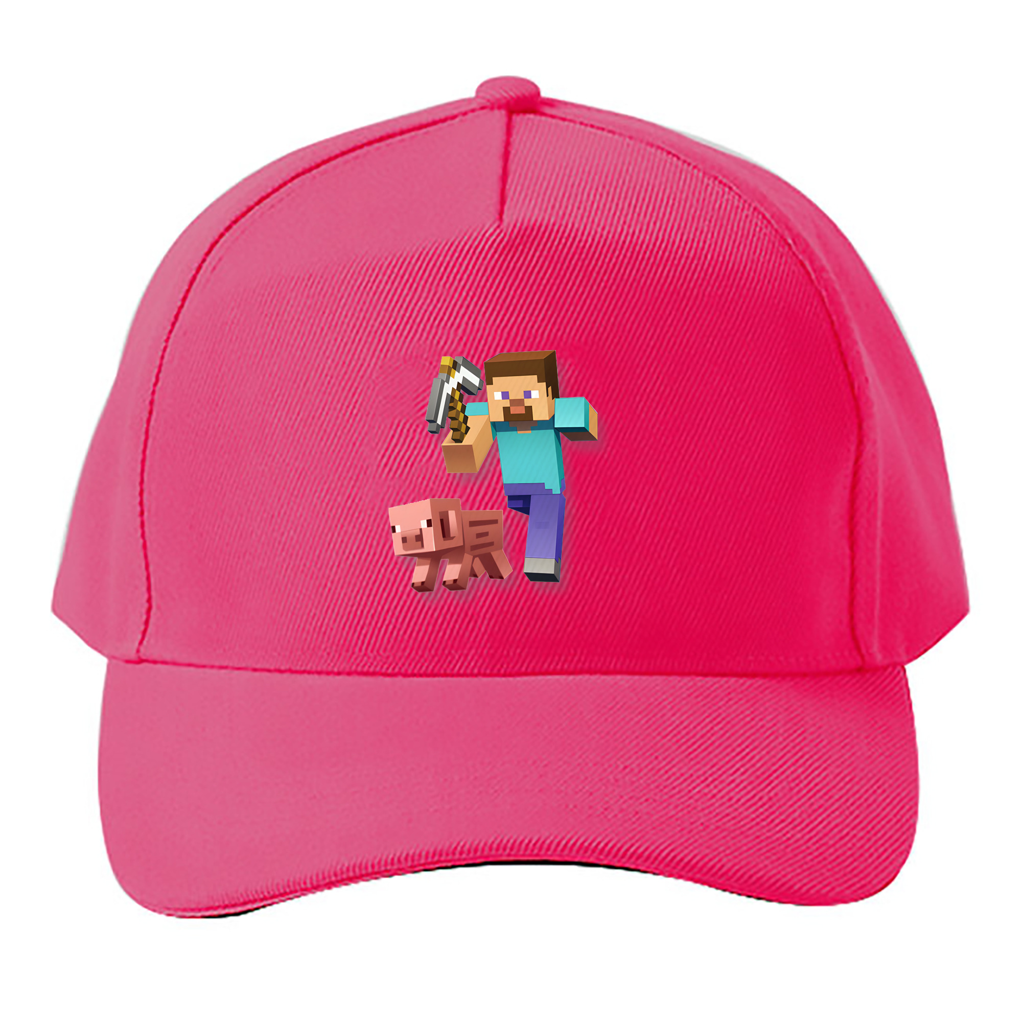 （画像用） マインクラフト ブロックの世界 Minecraft MC Block world ベースボールキャップ 綿100％ 男女兼用 帽子 スポーツ
