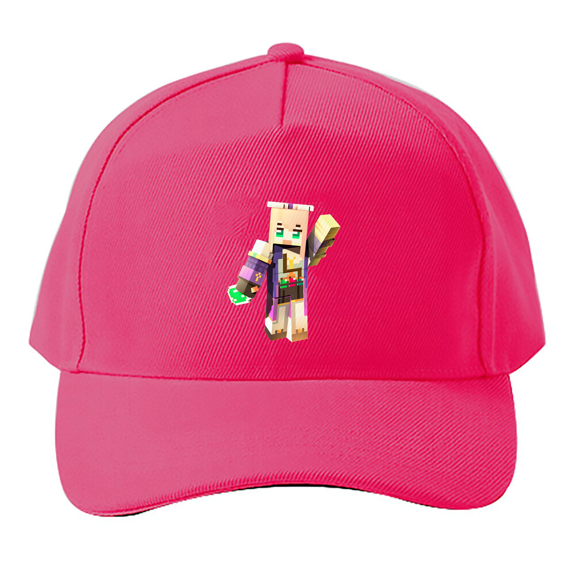 （画像用） マインクラフト ブロックの世界 Minecraft MC Block world ベースボールキャップ 綿100％ 男女兼用 帽子 スポーツ