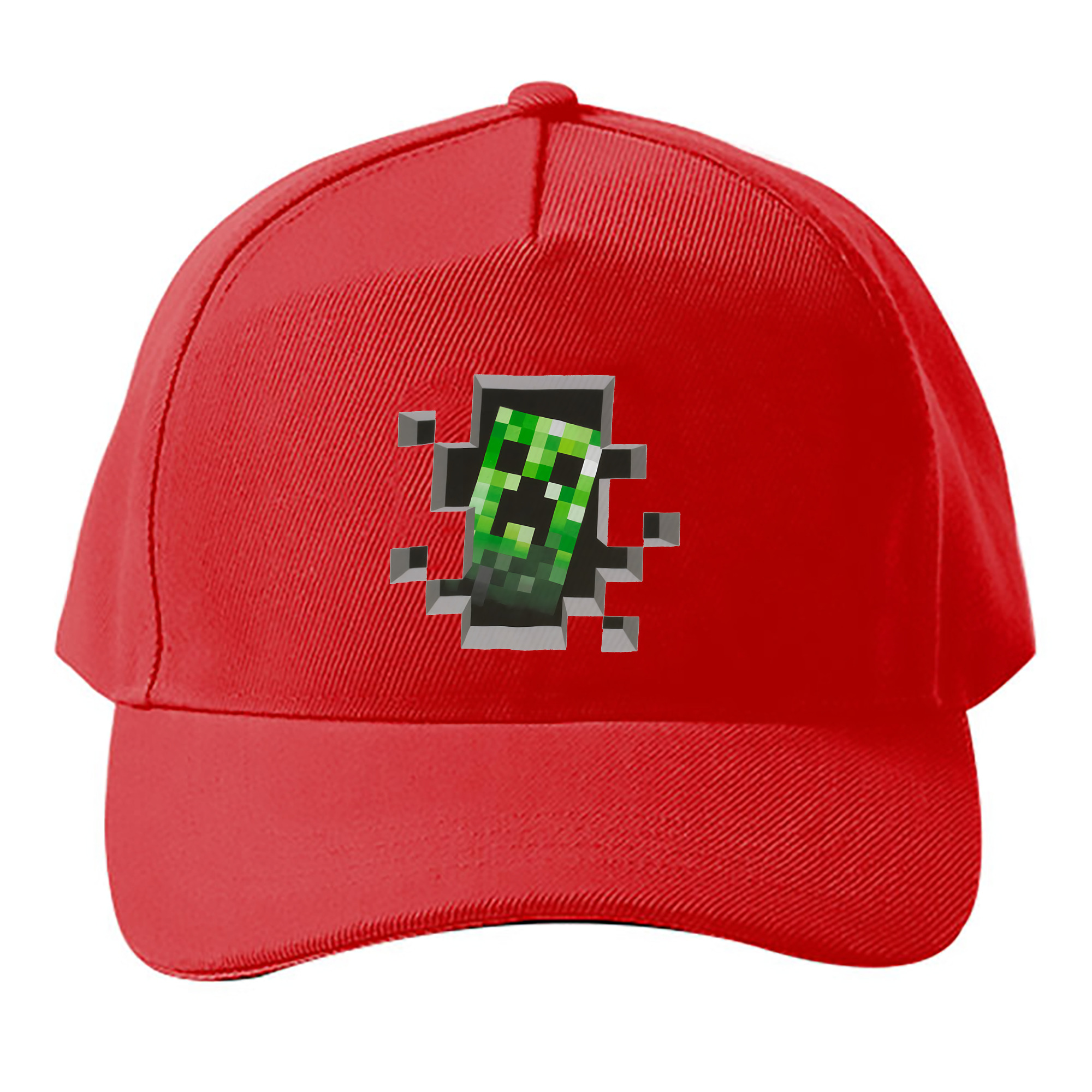 （画像用） マインクラフト ブロックの世界 Minecraft MC Block world ベースボールキャップ 綿100％ 男女兼用 帽子 スポーツ