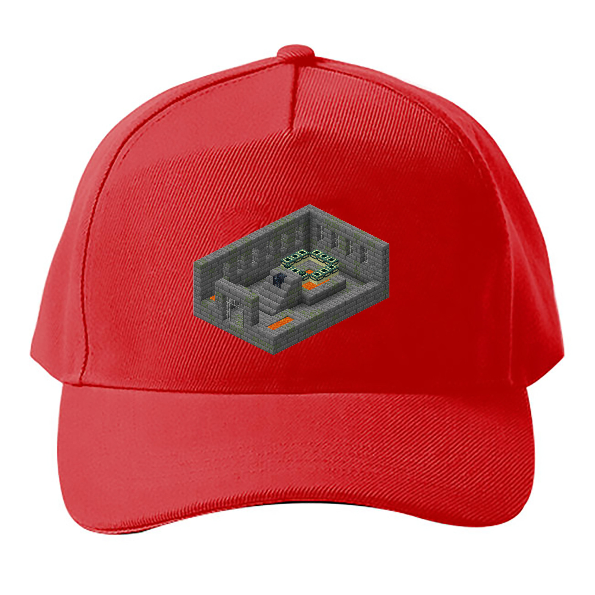 （画像用） マインクラフト ブロックの世界 Minecraft MC Block world ベースボールキャップ 綿100％ 男女兼用 帽子 スポーツ