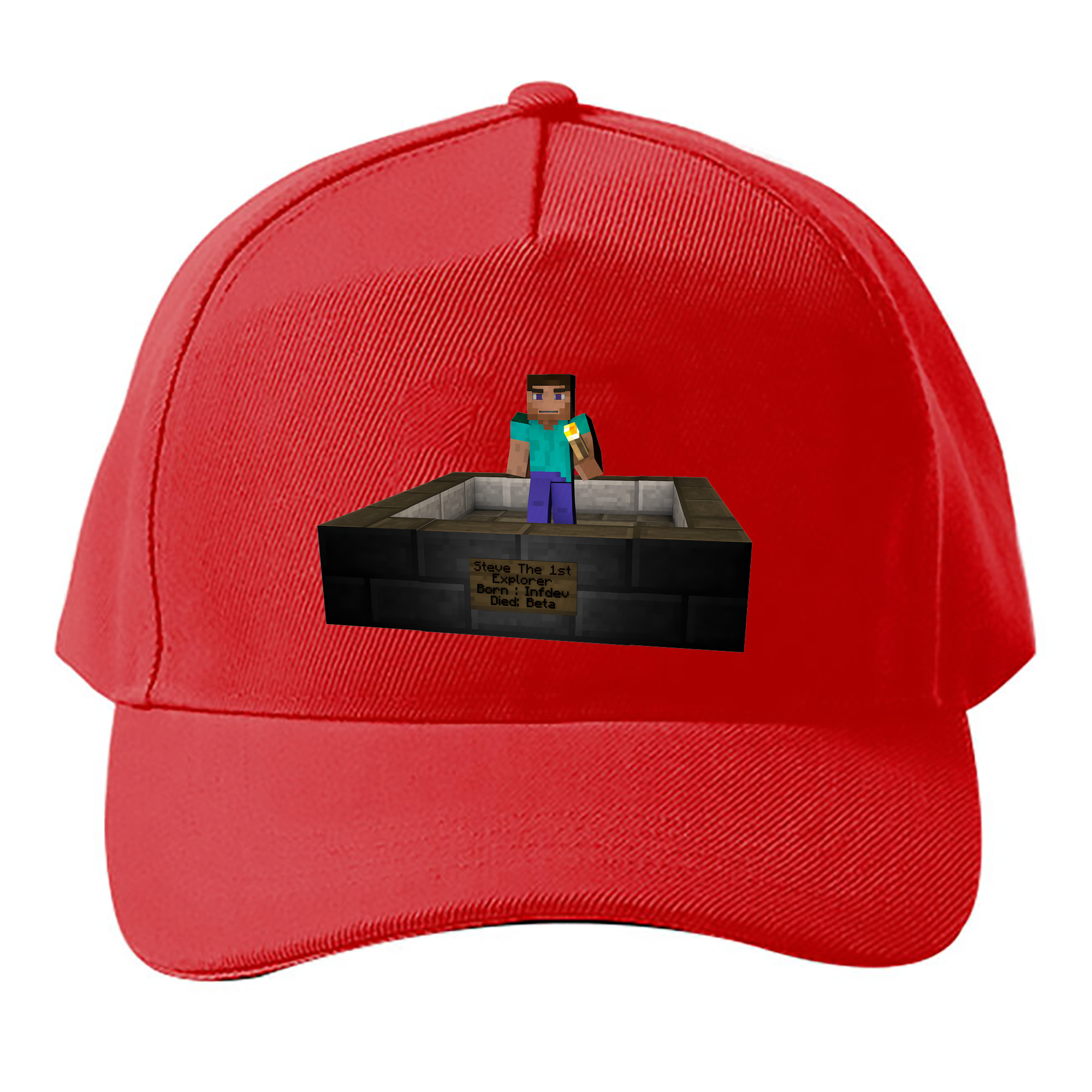 （画像用） マインクラフト ブロックの世界 Minecraft MC Block world ベースボールキャップ 綿100％ 男女兼用 帽子 スポーツ
