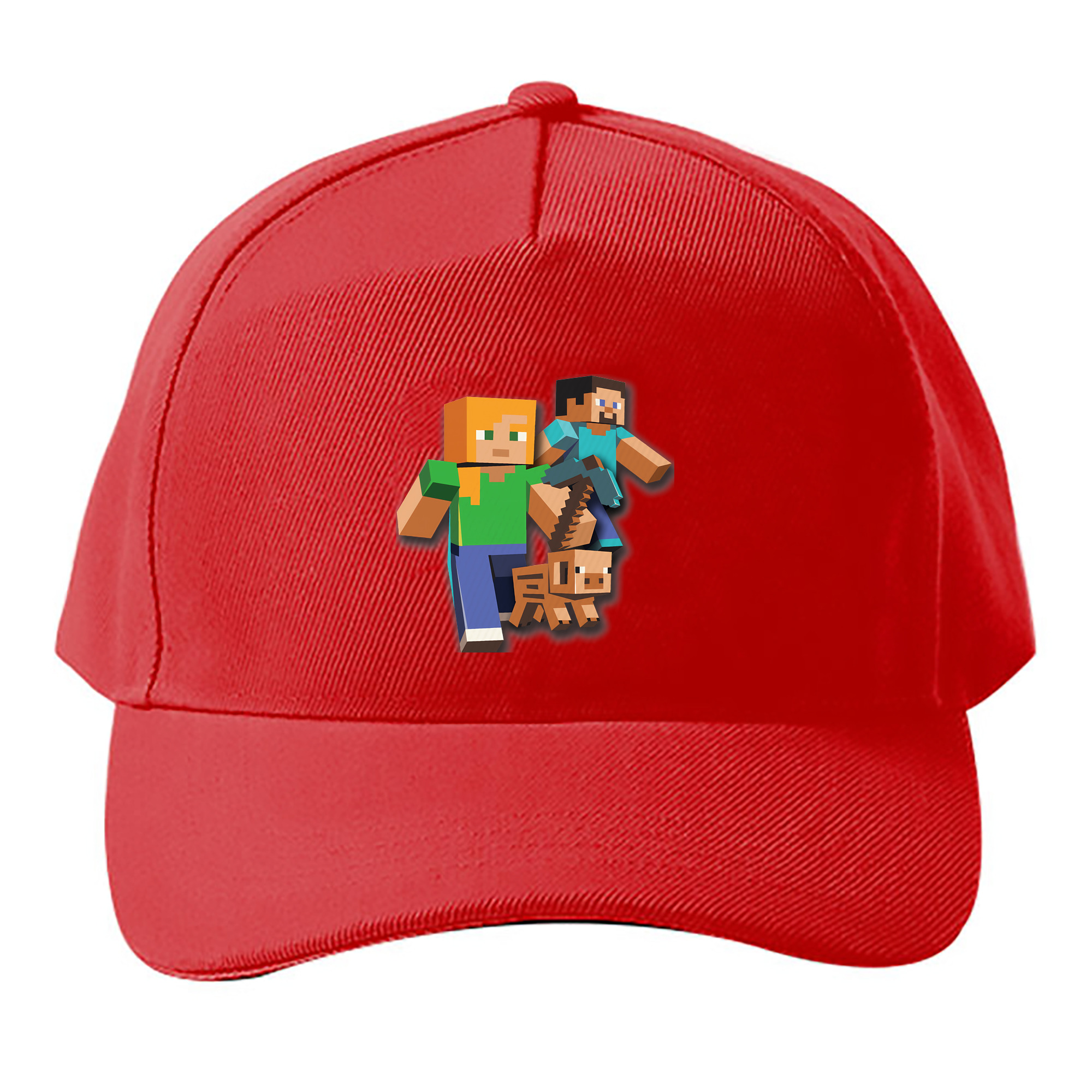 （画像用） マインクラフト ブロックの世界 Minecraft MC Block world ベースボールキャップ 綿100％ 男女兼用 帽子 スポーツ