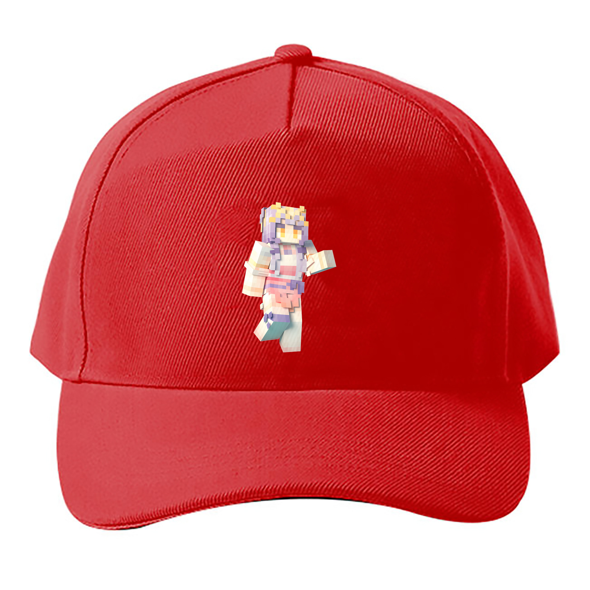 （画像用） マインクラフト ブロックの世界 Minecraft MC Block world ベースボールキャップ 綿100％ 男女兼用 帽子 スポーツ