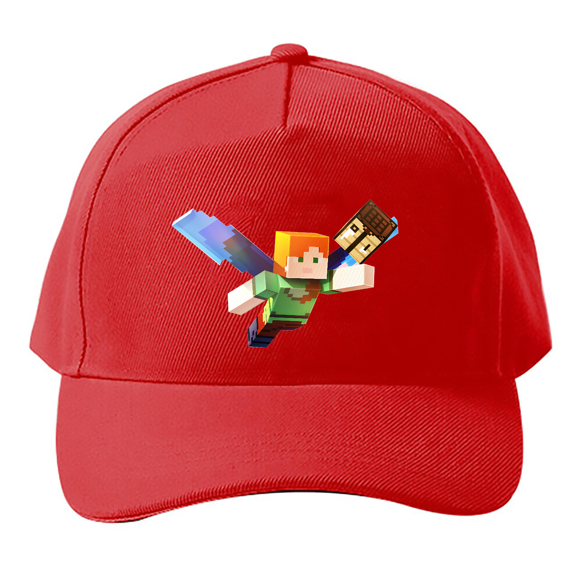 （画像用） マインクラフト ブロックの世界 Minecraft MC Block world ベースボールキャップ 綿100％ 男女兼用 帽子 スポーツ