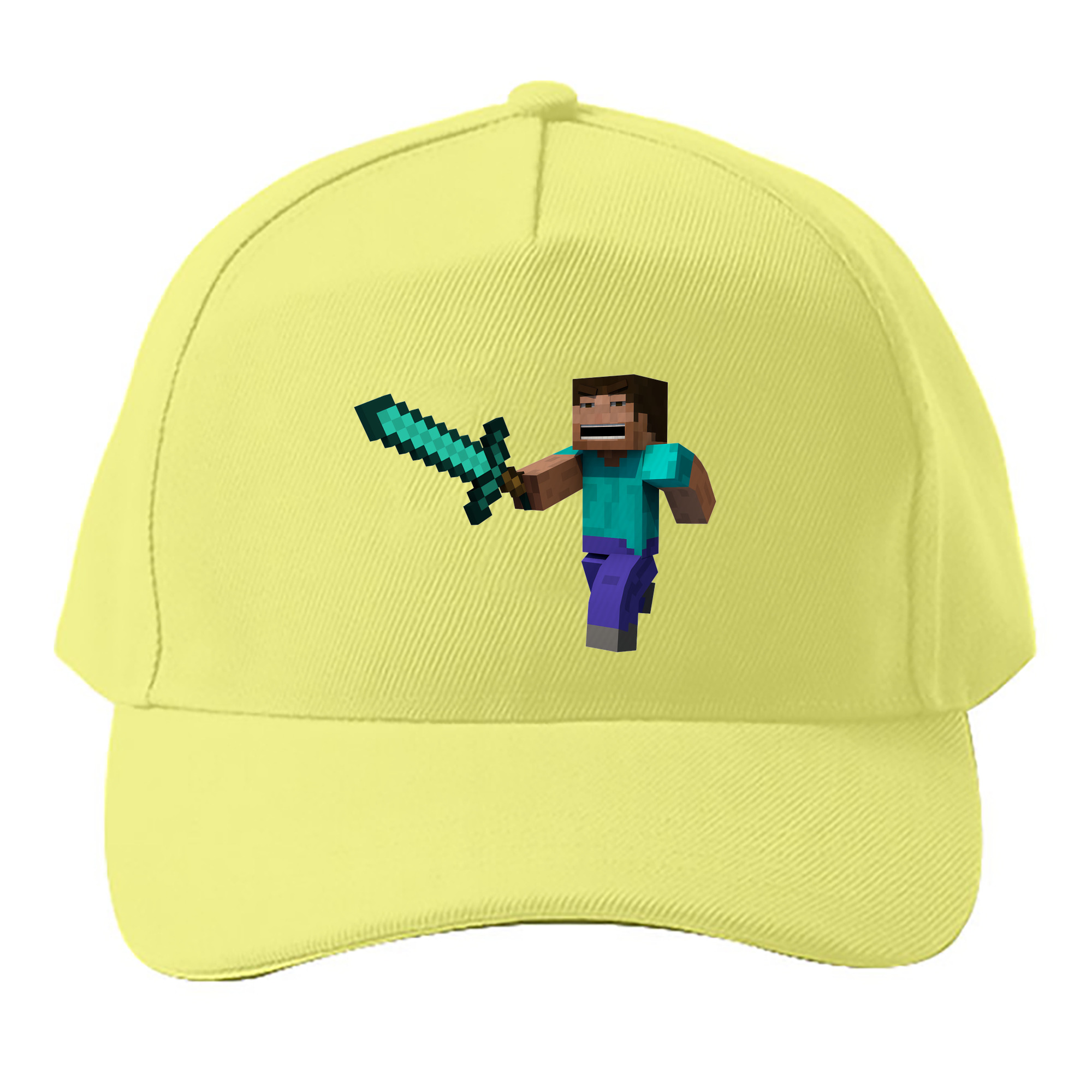（画像用） マインクラフト ブロックの世界 Minecraft MC Block world ベースボールキャップ 綿100％ 男女兼用 帽子 スポーツ