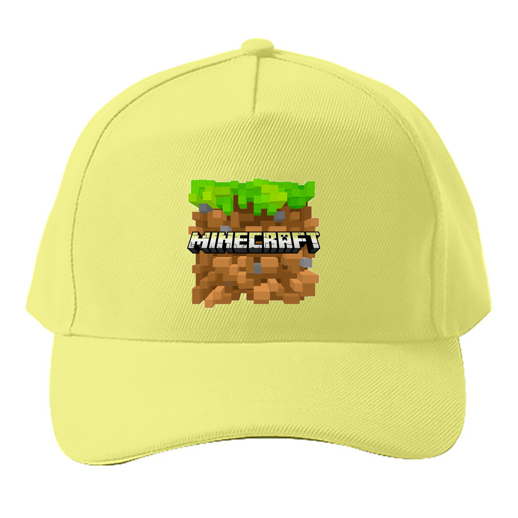 （画像用） マインクラフト ブロックの世界 Minecraft MC Block world ベースボールキャップ 綿100％ 男女兼用 帽子 スポーツ