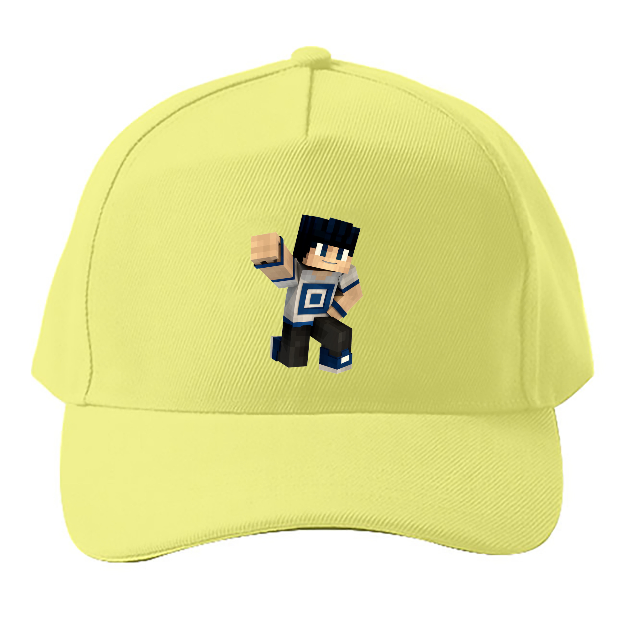 （画像用） マインクラフト ブロックの世界 Minecraft MC Block world ベースボールキャップ 綿100％ 男女兼用 帽子 スポーツ