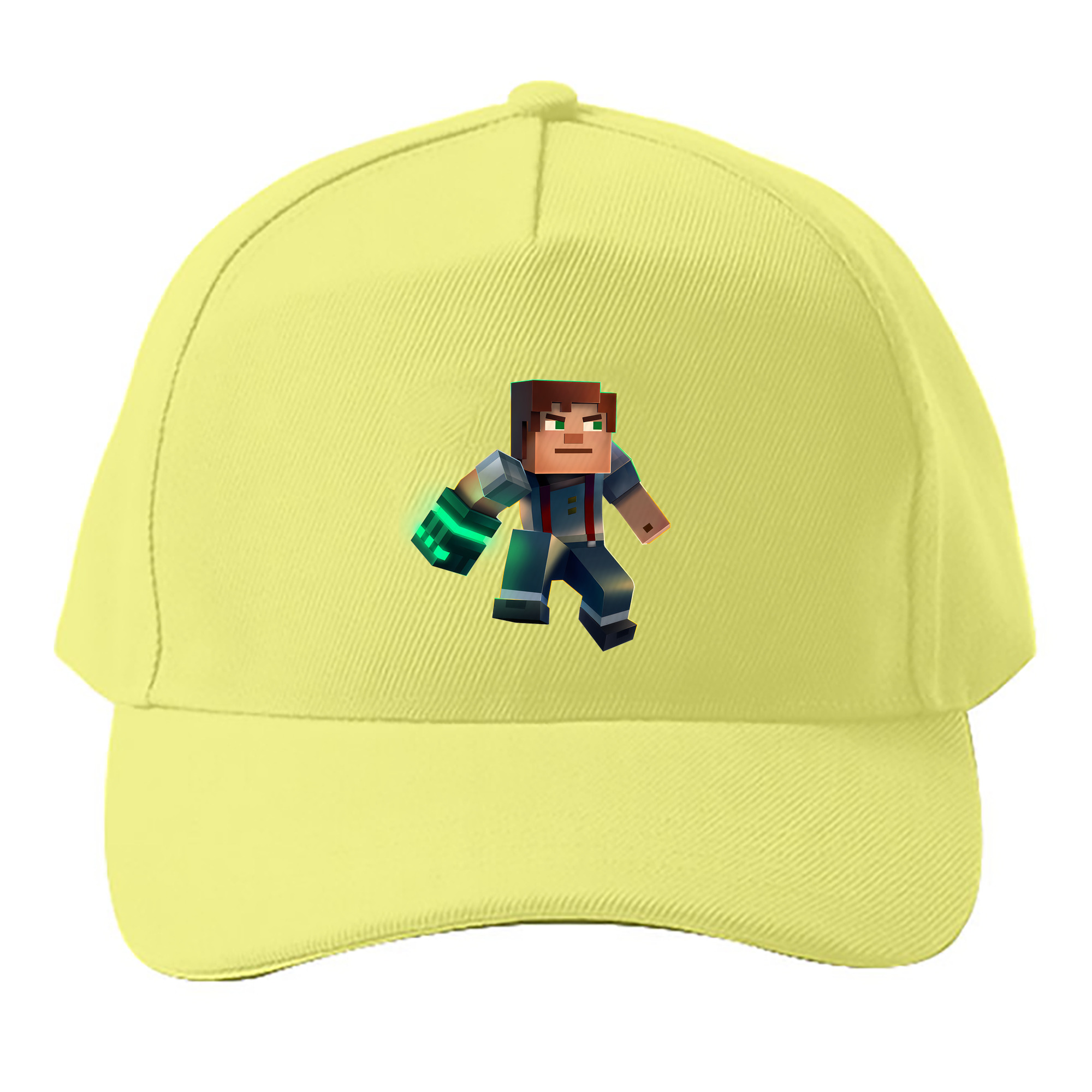 （画像用） マインクラフト ブロックの世界 Minecraft MC Block world ベースボールキャップ 綿100％ 男女兼用 帽子 スポーツ