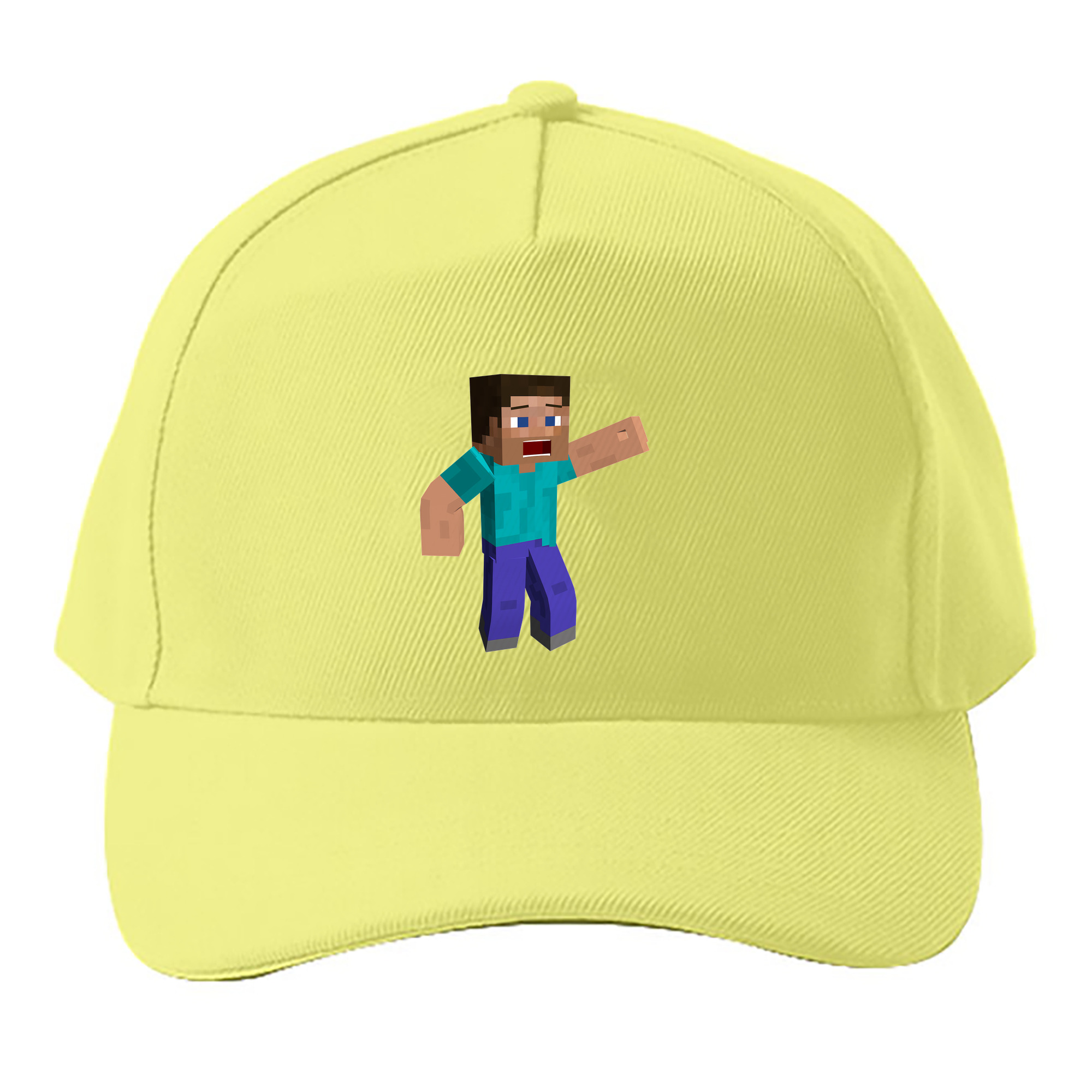 （画像用） マインクラフト ブロックの世界 Minecraft MC Block world ベースボールキャップ 綿100％ 男女兼用 帽子 スポーツ