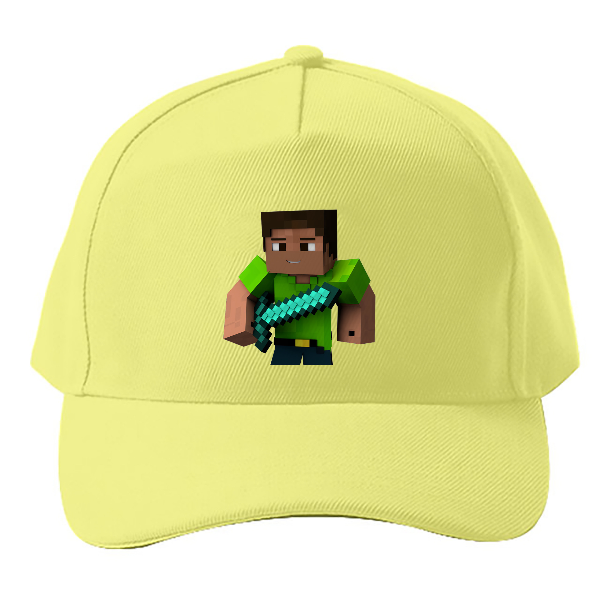 （画像用） マインクラフト ブロックの世界 Minecraft MC Block world ベースボールキャップ 綿100％ 男女兼用 帽子 スポーツ