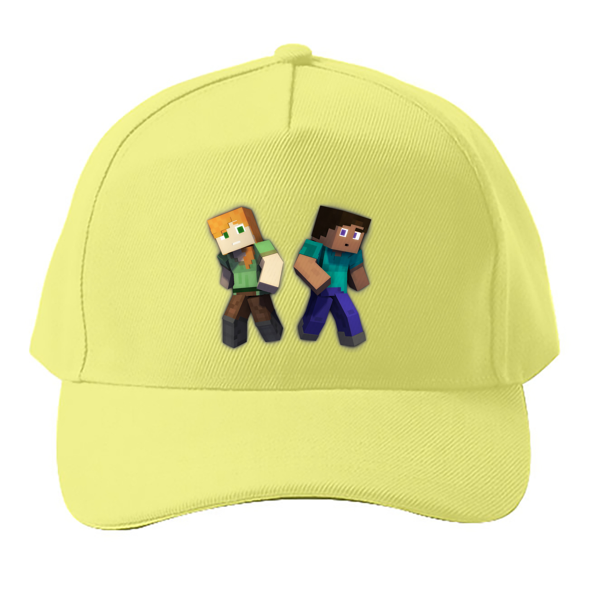 （画像用） マインクラフト ブロックの世界 Minecraft MC Block world ベースボールキャップ 綿100％ 男女兼用 帽子 スポーツ