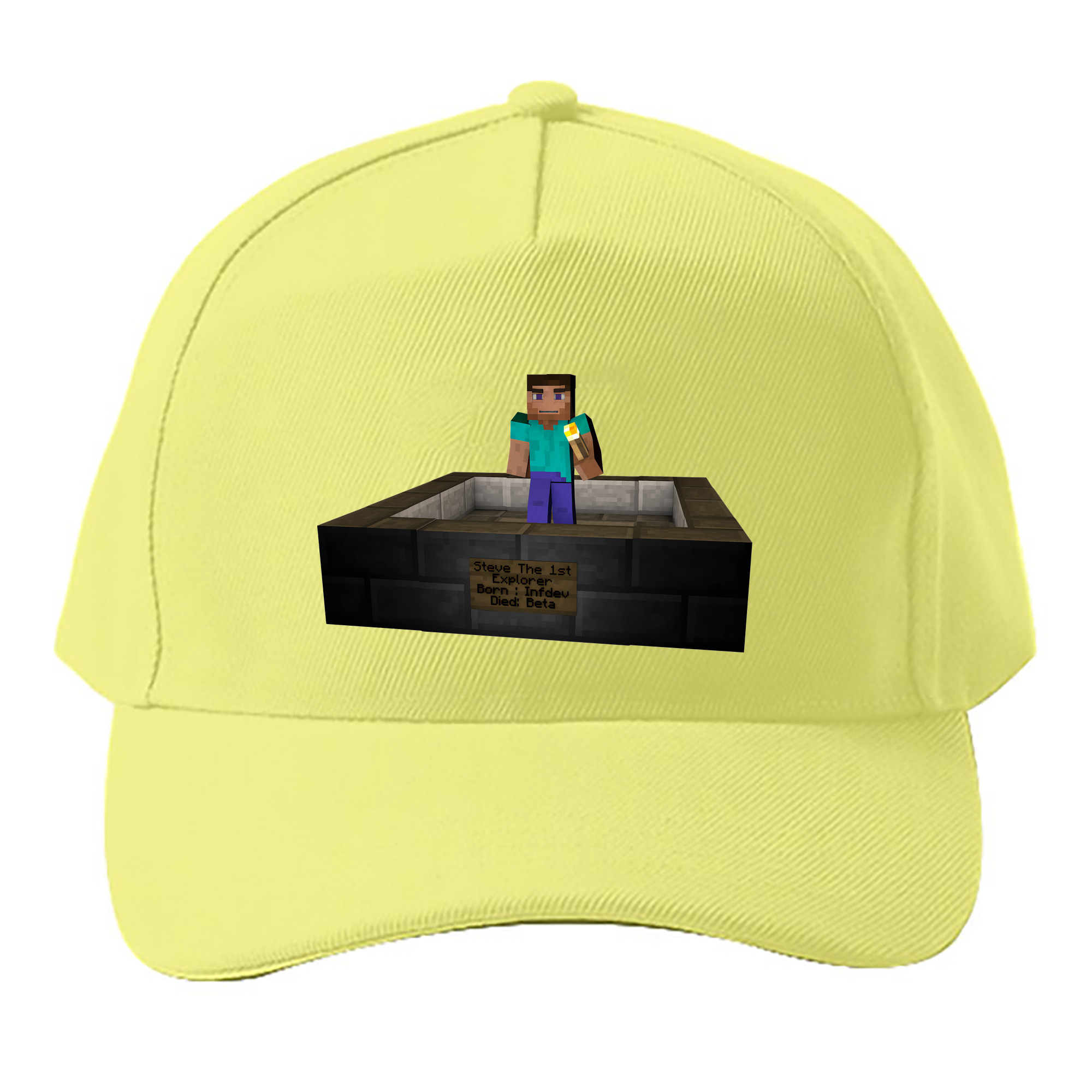（画像用） マインクラフト ブロックの世界 Minecraft MC Block world ベースボールキャップ 綿100％ 男女兼用 帽子 スポーツ