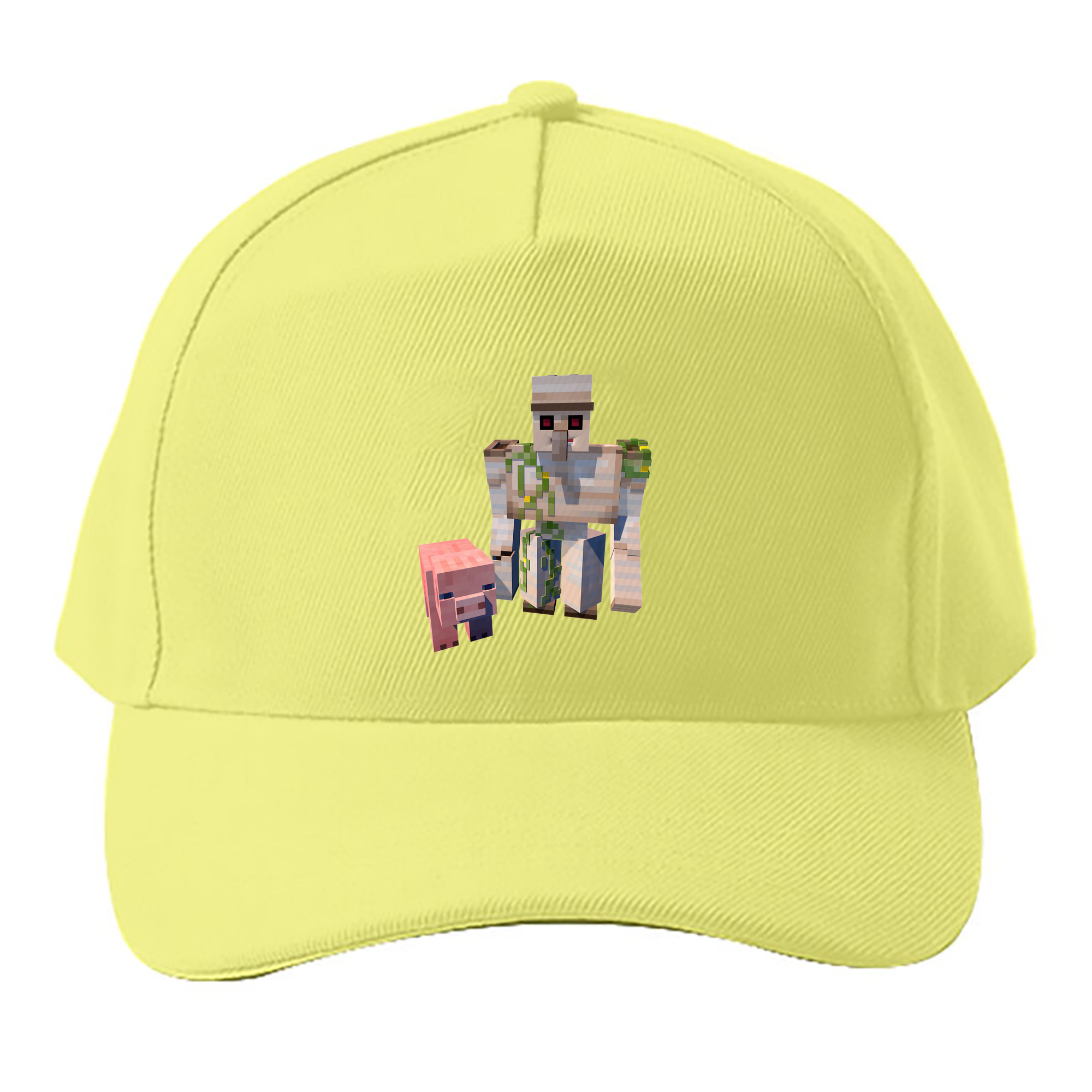 （画像用） マインクラフト ブロックの世界 Minecraft MC Block world ベースボールキャップ 綿100％ 男女兼用 帽子 スポーツ