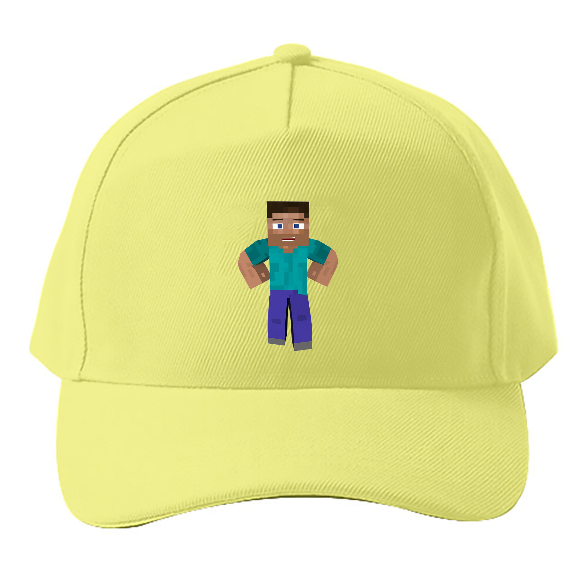 （画像用） マインクラフト ブロックの世界 Minecraft MC Block world ベースボールキャップ 綿100％ 男女兼用 帽子 スポーツ