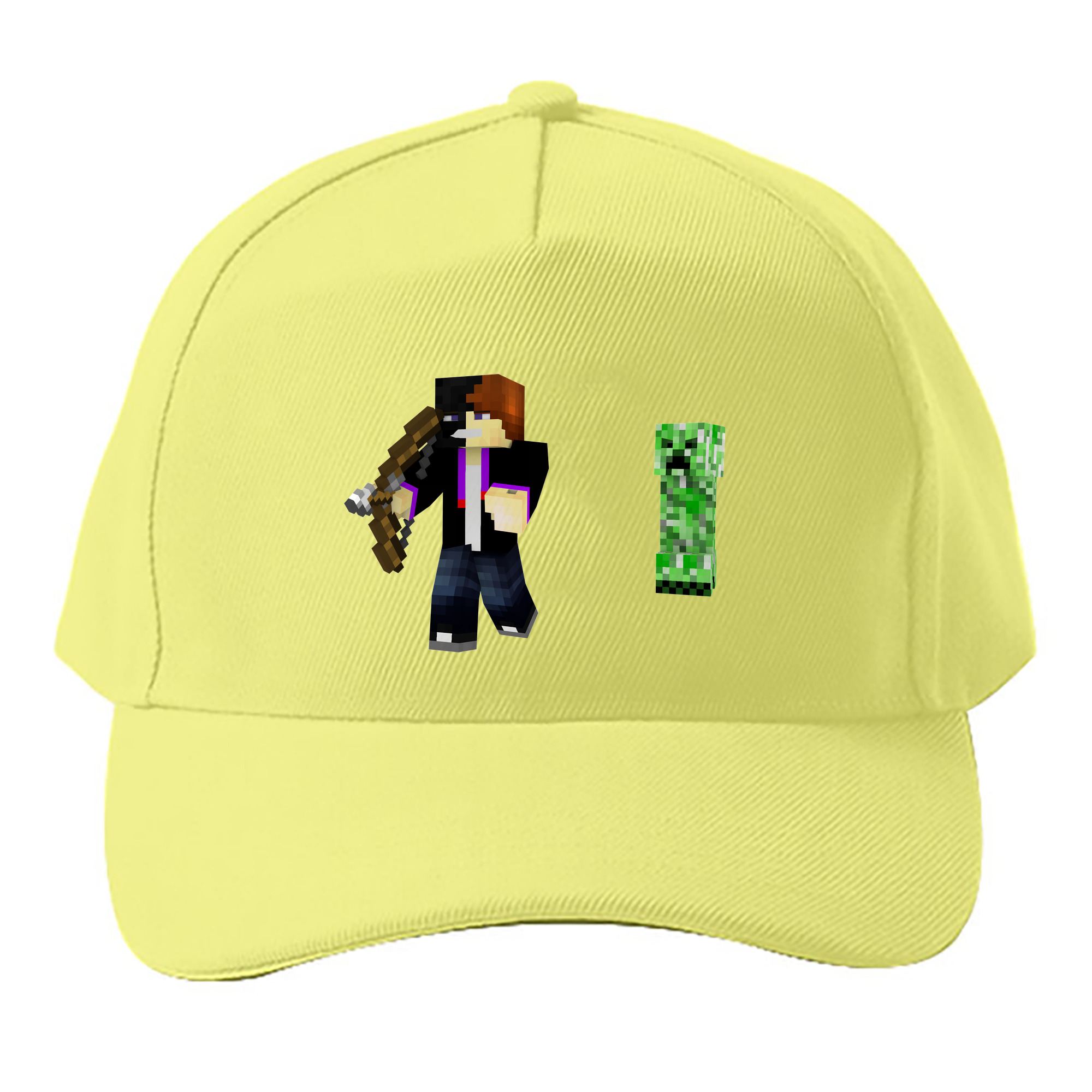 （画像用） マインクラフト ブロックの世界 Minecraft MC Block world ベースボールキャップ 綿100％ 男女兼用 帽子 スポーツ