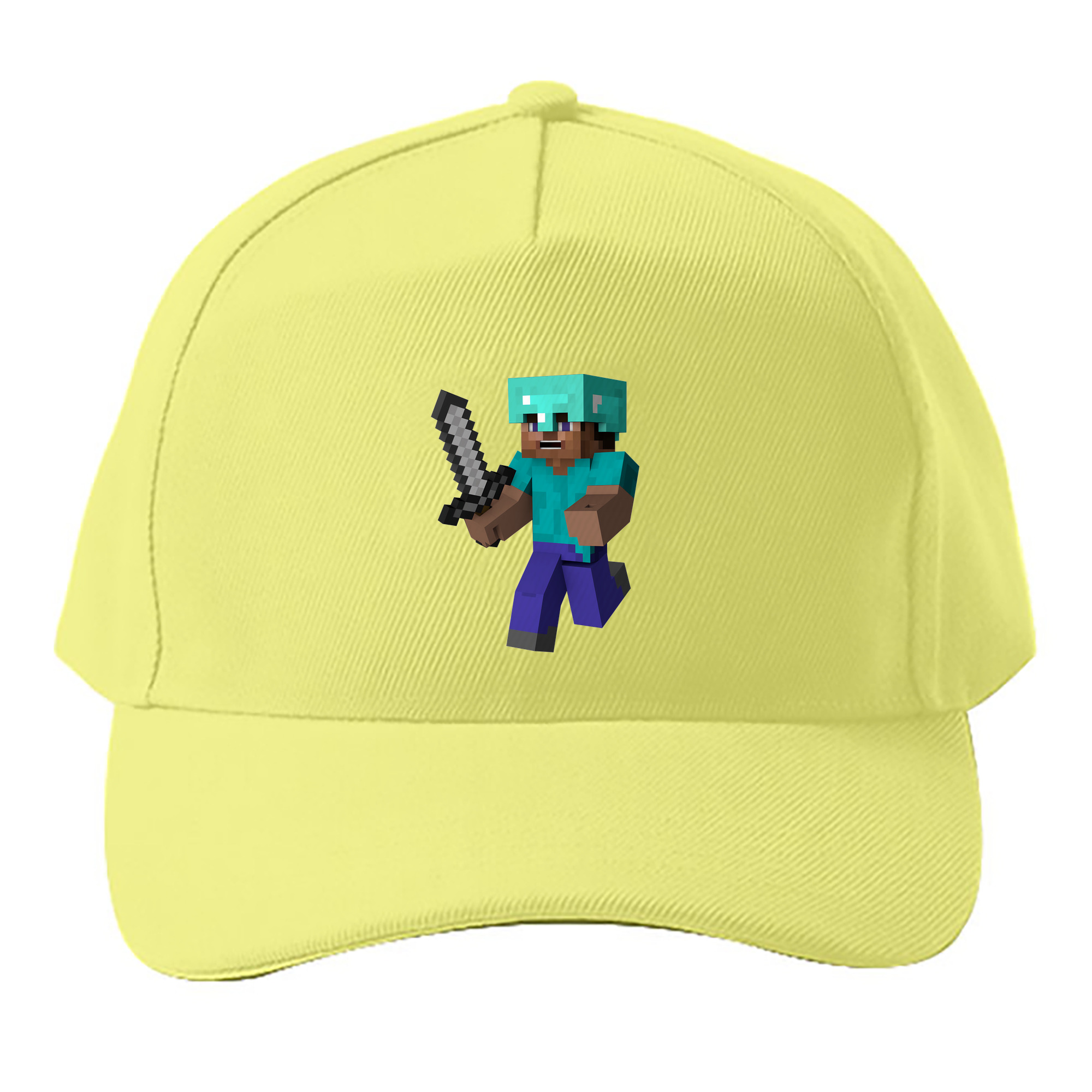 （画像用） マインクラフト ブロックの世界 Minecraft MC Block world ベースボールキャップ 綿100％ 男女兼用 帽子 スポーツ