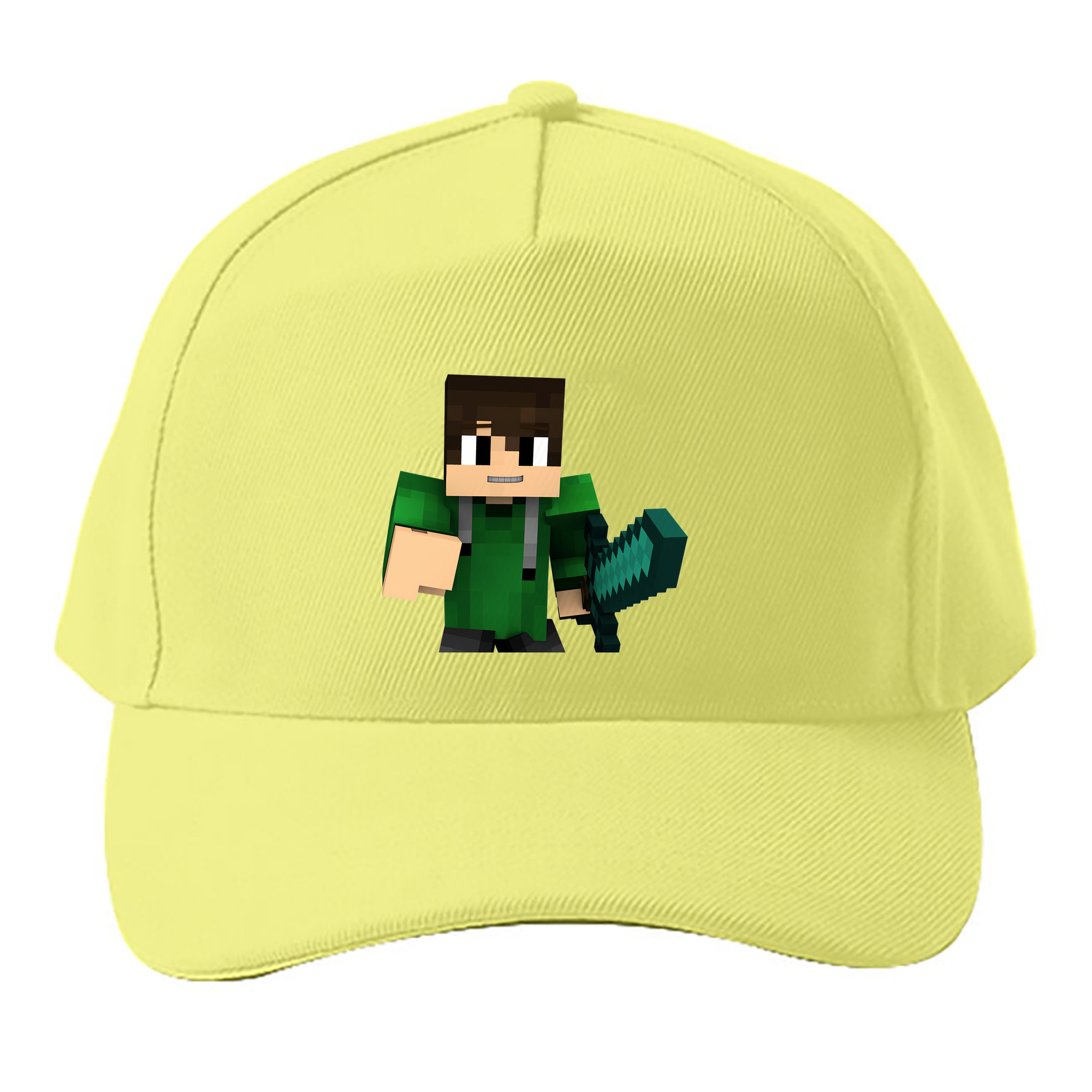 （画像用） マインクラフト ブロックの世界 Minecraft MC Block world ベースボールキャップ 綿100％ 男女兼用 帽子 スポーツ