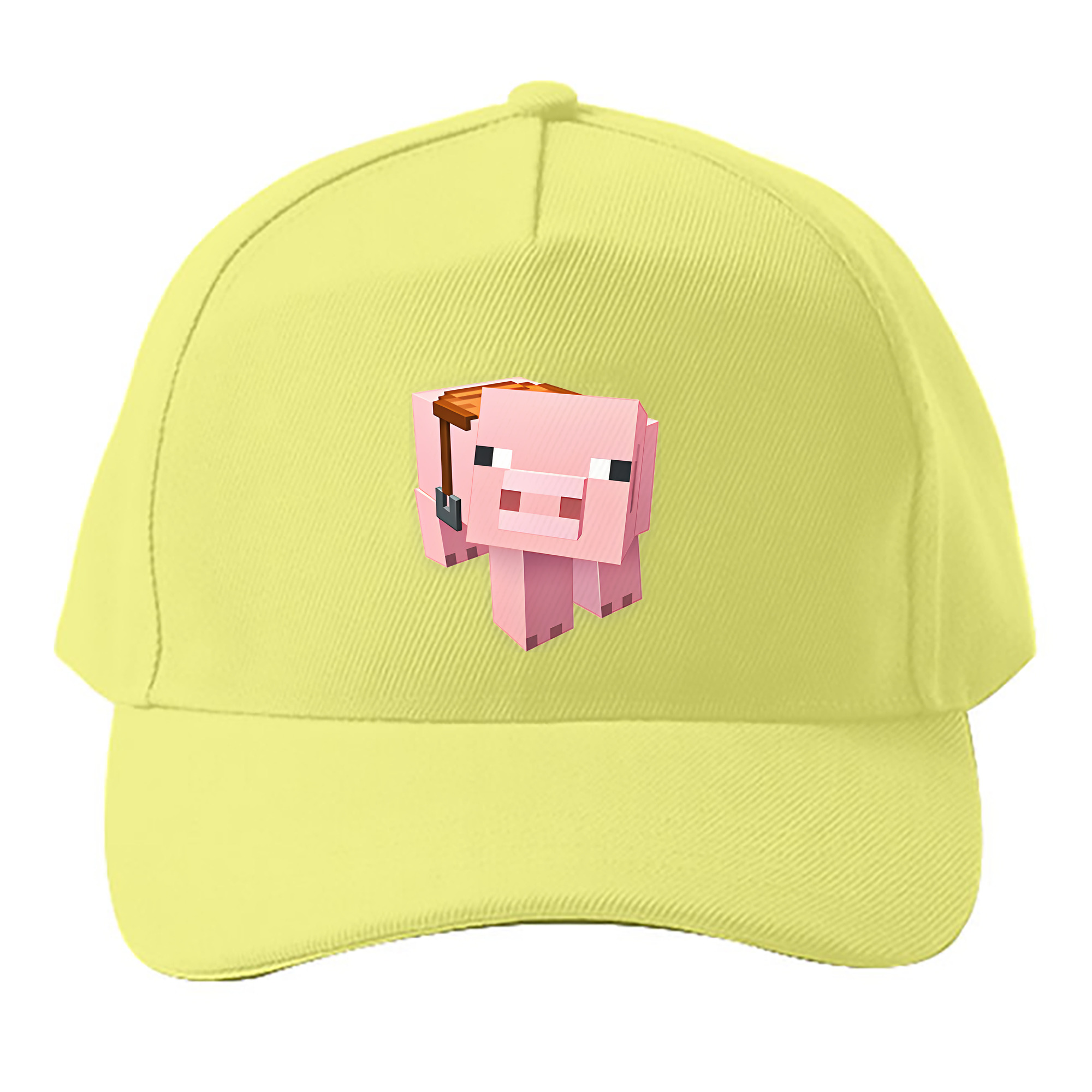 （画像用） マインクラフト ブロックの世界 Minecraft MC Block world ベースボールキャップ 綿100％ 男女兼用 帽子 スポーツ