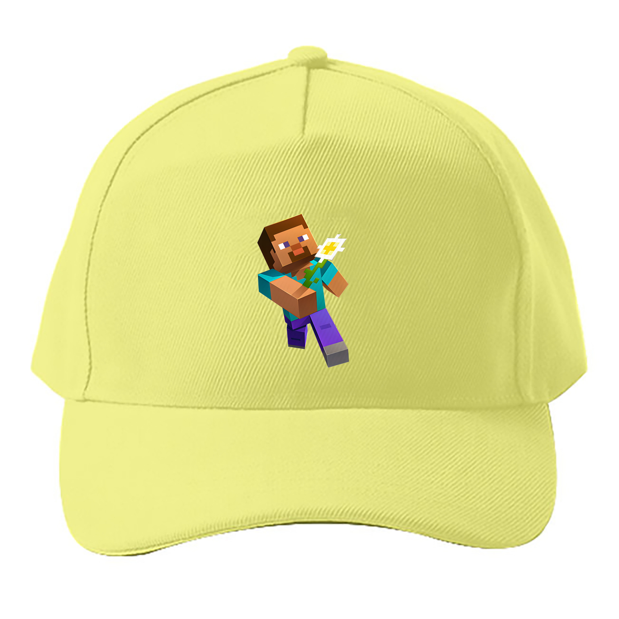 （画像用） マインクラフト ブロックの世界 Minecraft MC Block world ベースボールキャップ 綿100％ 男女兼用 帽子 スポーツ
