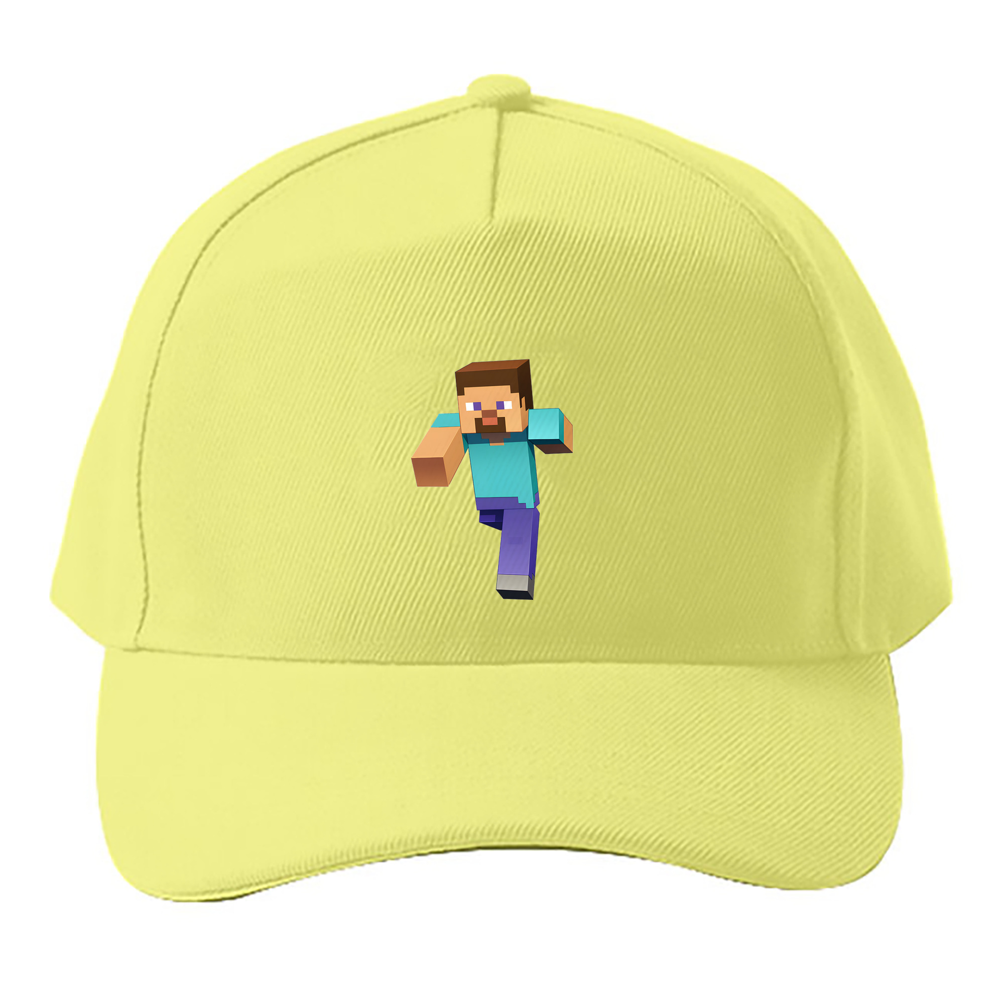 （画像用） マインクラフト ブロックの世界 Minecraft MC Block world ベースボールキャップ 綿100％ 男女兼用 帽子 スポーツ