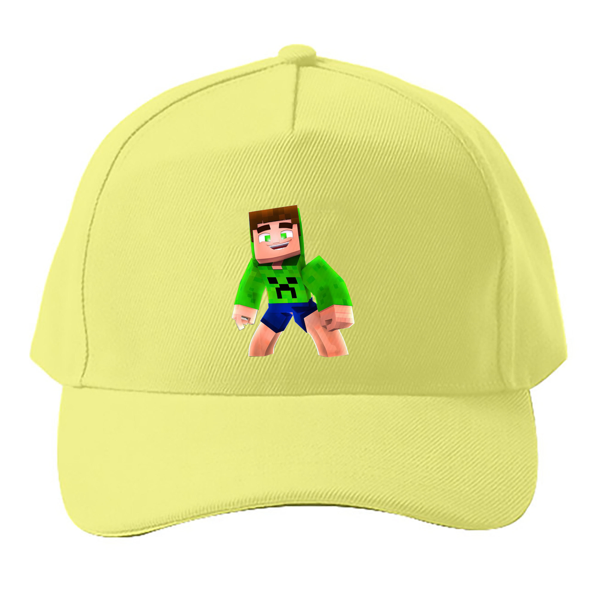（画像用） マインクラフト ブロックの世界 Minecraft MC Block world ベースボールキャップ 綿100％ 男女兼用 帽子 スポーツ
