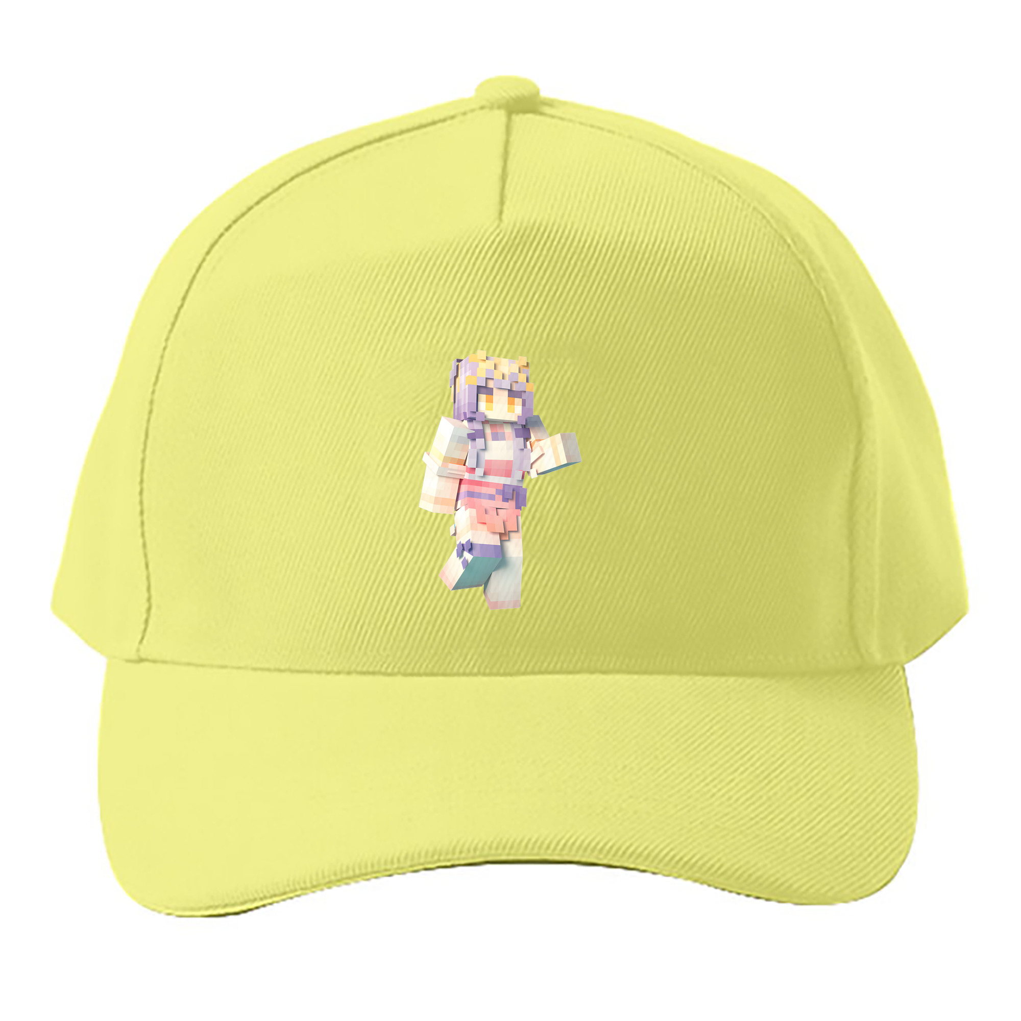 （画像用） マインクラフト ブロックの世界 Minecraft MC Block world ベースボールキャップ 綿100％ 男女兼用 帽子 スポーツ
