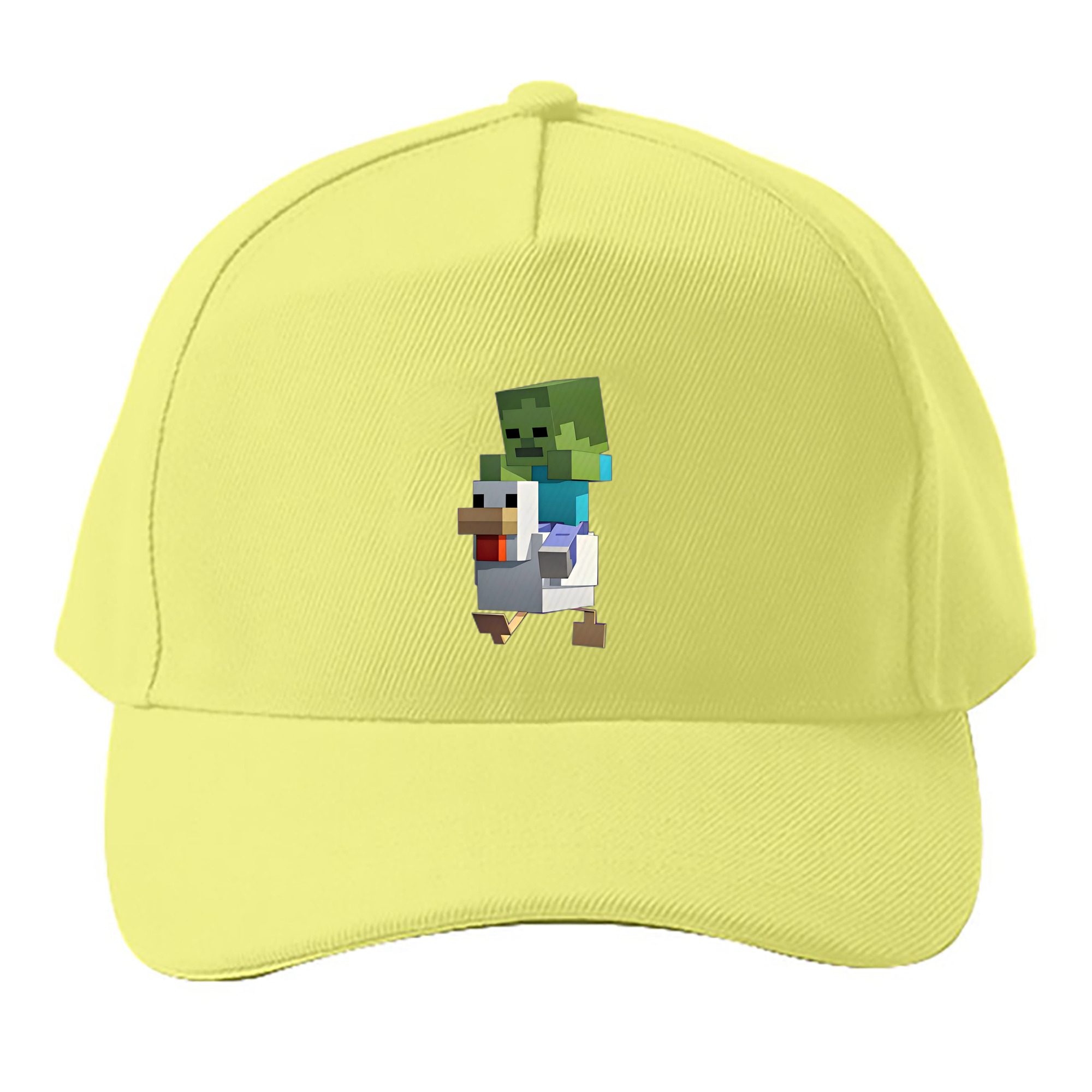（画像用） マインクラフト ブロックの世界 Minecraft MC Block world ベースボールキャップ 綿100％ 男女兼用 帽子 スポーツ