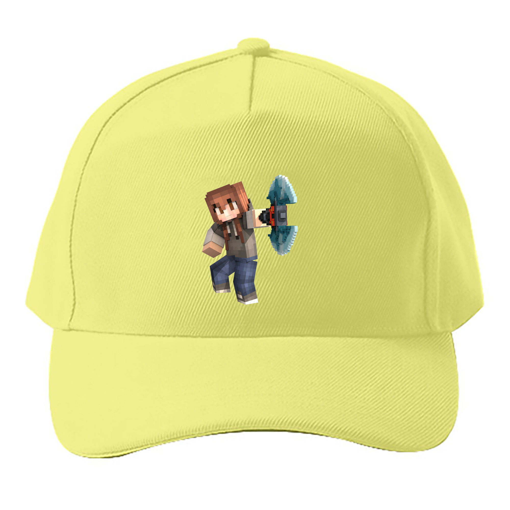 （画像用） マインクラフト ブロックの世界 Minecraft MC Block world ベースボールキャップ 綿100％ 男女兼用 帽子 スポーツ