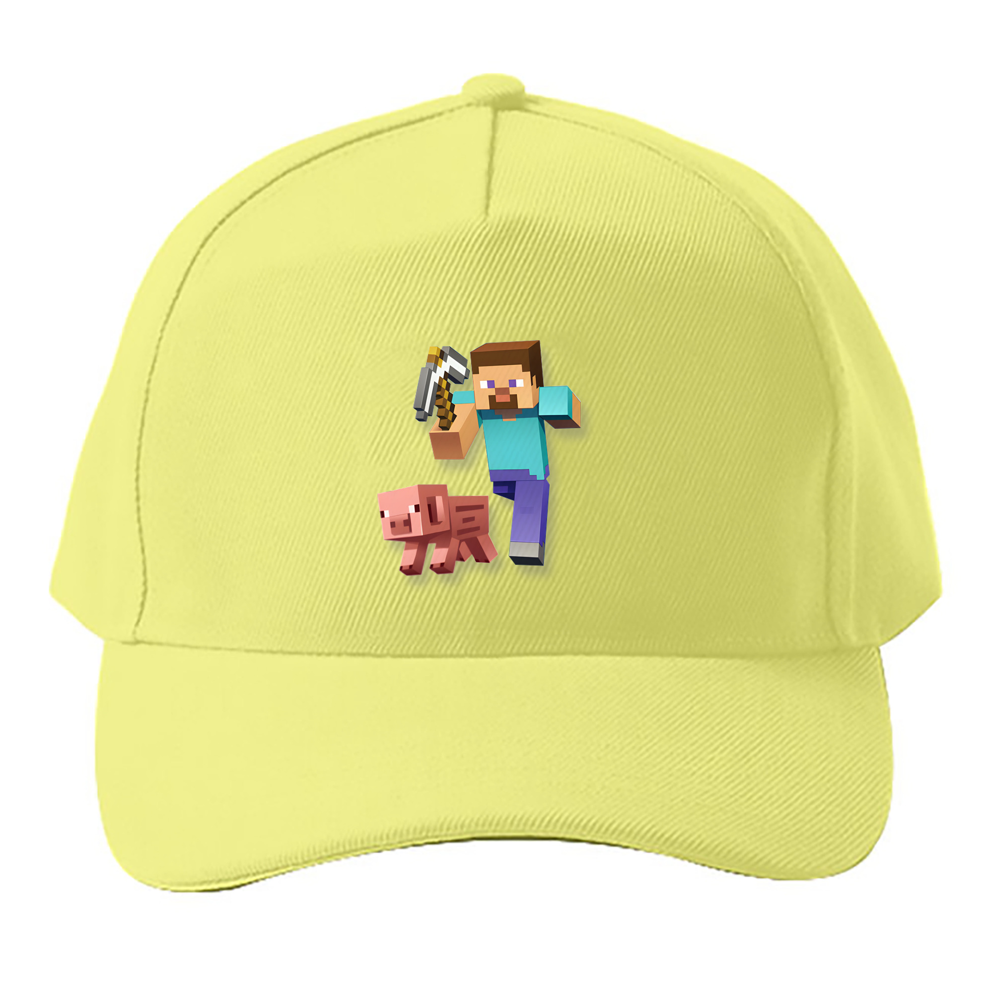 （画像用） マインクラフト ブロックの世界 Minecraft MC Block world ベースボールキャップ 綿100％ 男女兼用 帽子 スポーツ