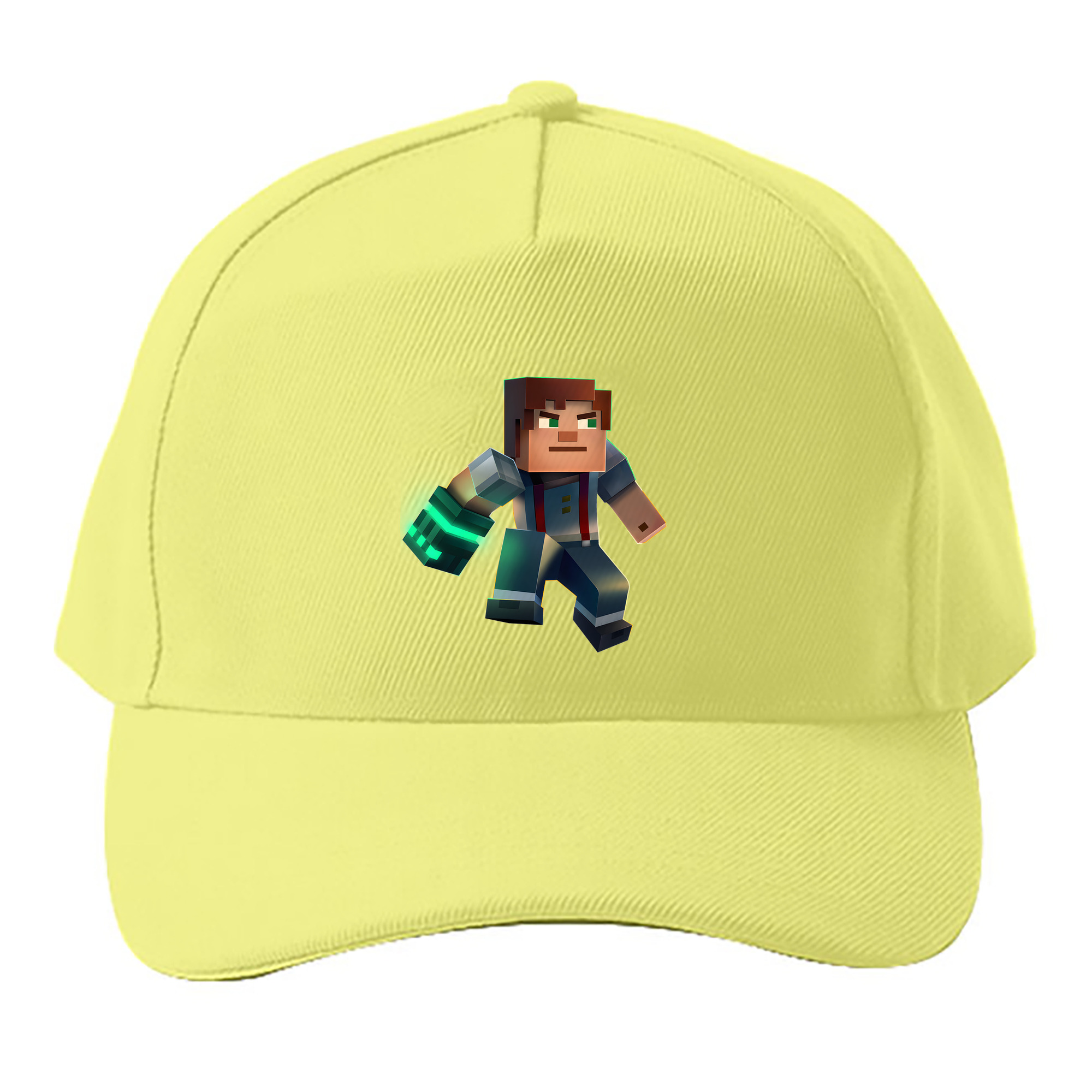 （画像用） マインクラフト ブロックの世界 Minecraft MC Block world ベースボールキャップ 綿100％ 男女兼用 帽子 スポーツ