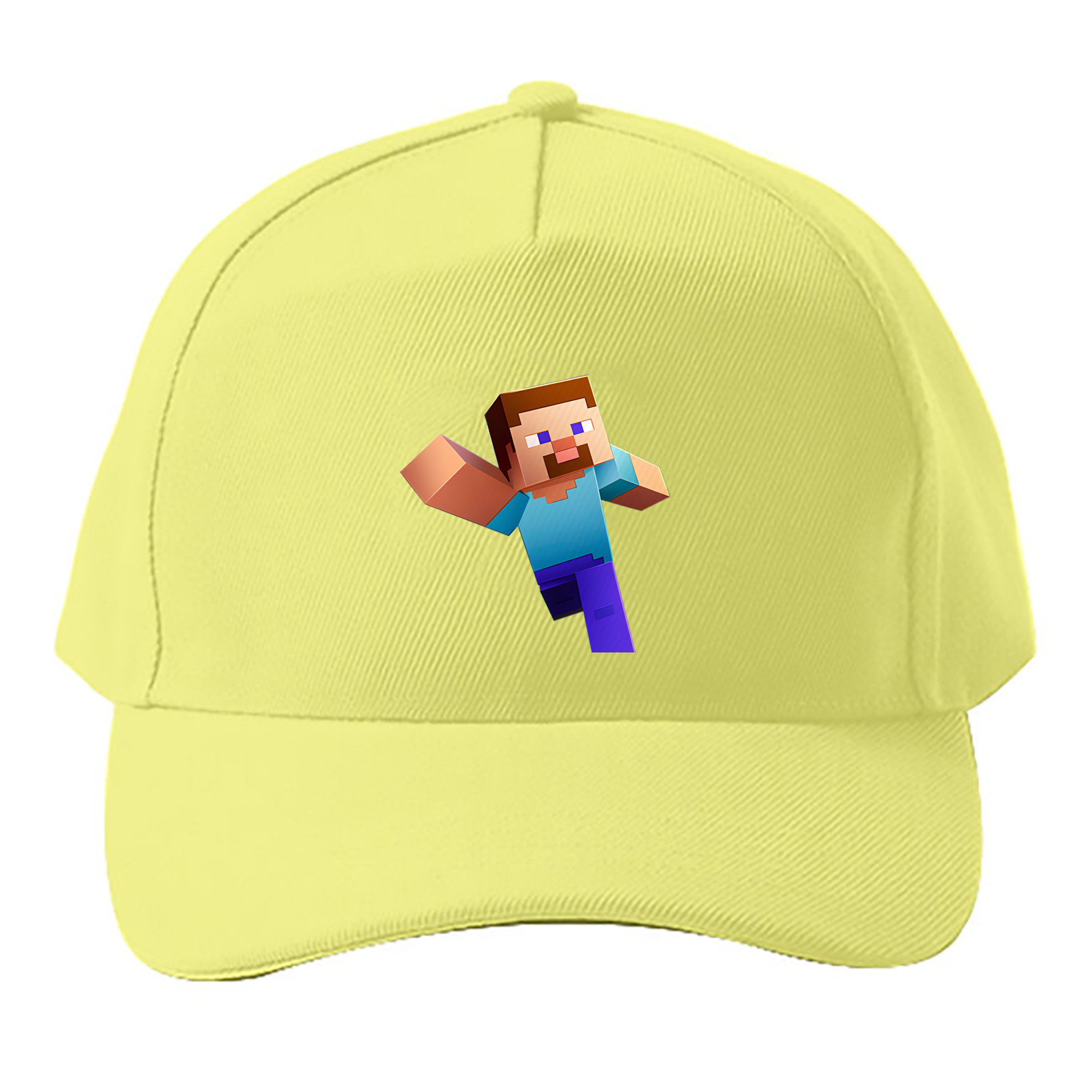 （画像用） マインクラフト ブロックの世界 Minecraft MC Block world ベースボールキャップ 綿100％ 男女兼用 帽子 スポーツ