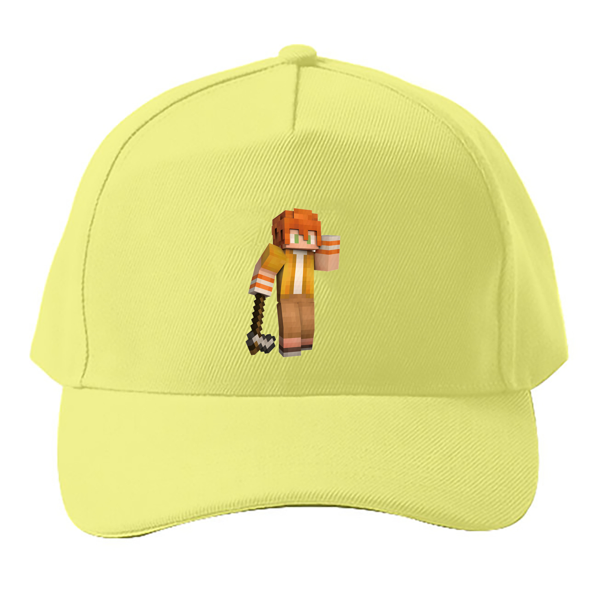 （画像用） マインクラフト ブロックの世界 Minecraft MC Block world ベースボールキャップ 綿100％ 男女兼用 帽子 スポーツ