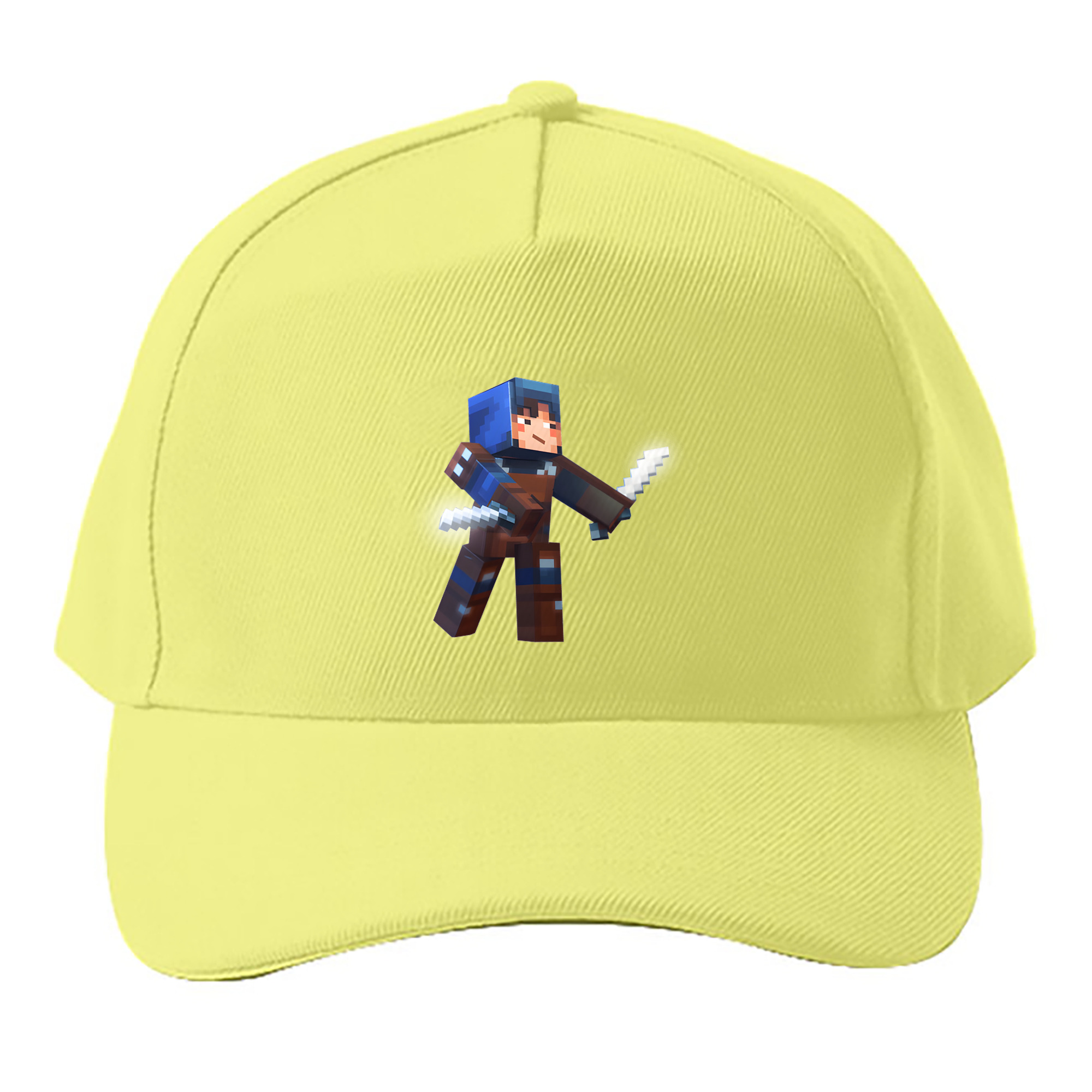 （画像用） マインクラフト ブロックの世界 Minecraft MC Block world ベースボールキャップ 綿100％ 男女兼用 帽子 スポーツ