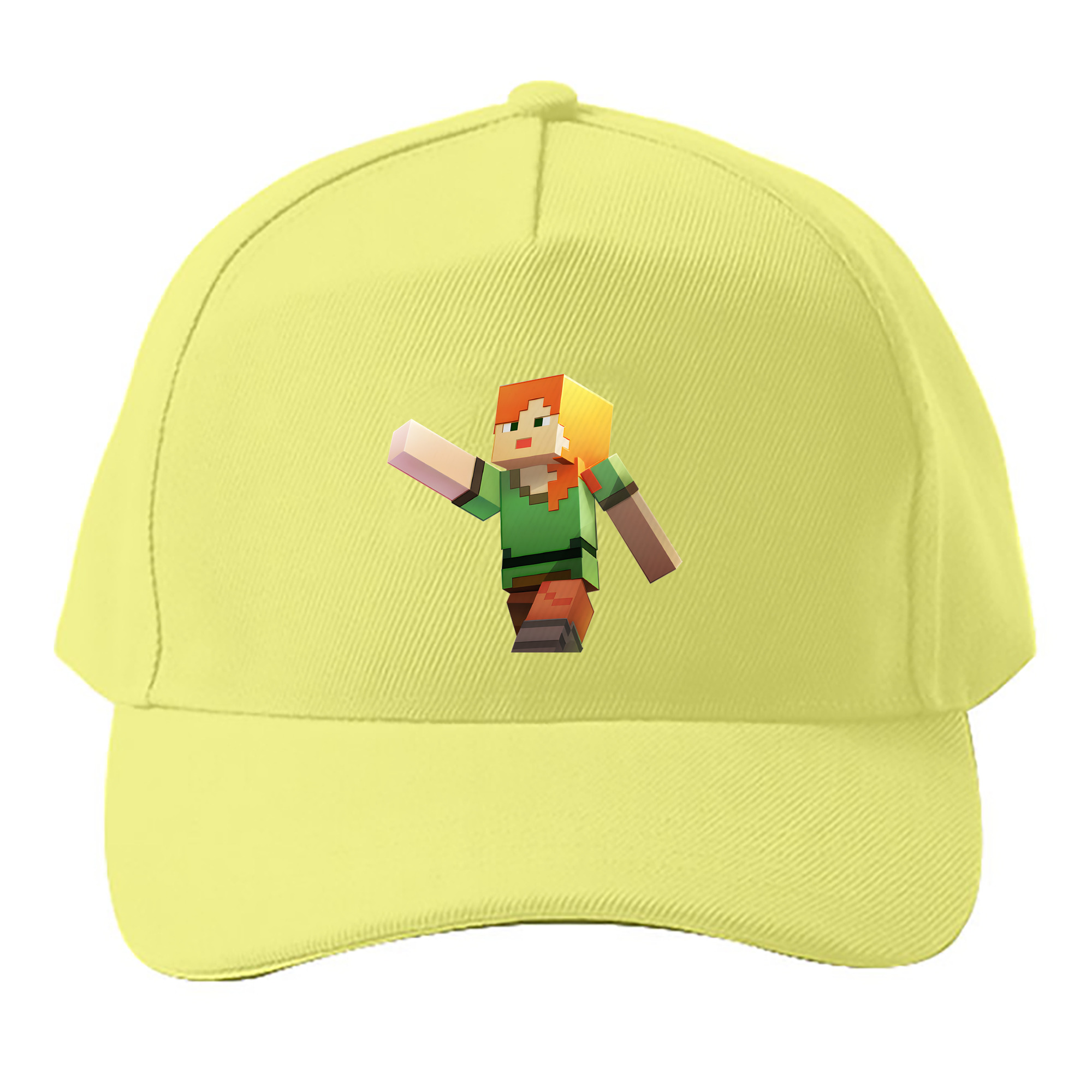 （画像用） マインクラフト ブロックの世界 Minecraft MC Block world ベースボールキャップ 綿100％ 男女兼用 帽子 スポーツ