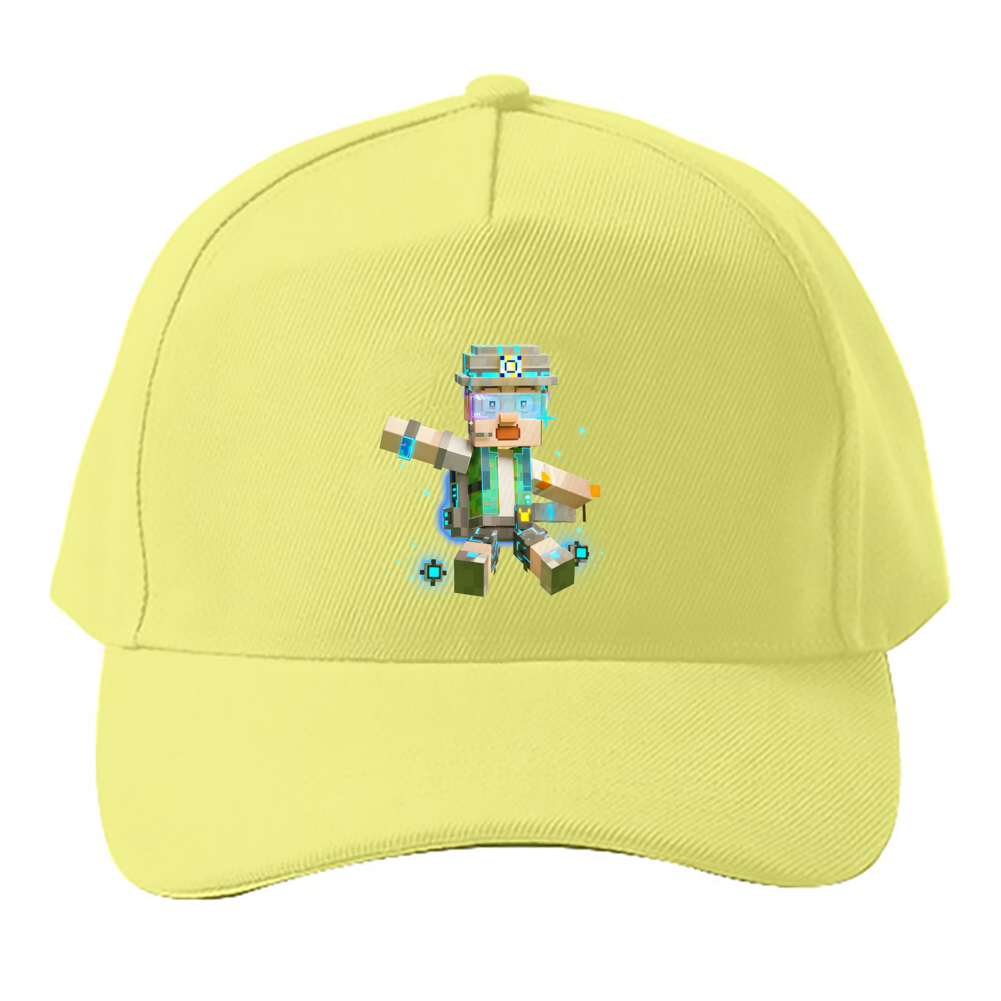 （画像用） マインクラフト ブロックの世界 Minecraft MC Block world ベースボールキャップ 綿100％ 男女兼用 帽子 スポーツ