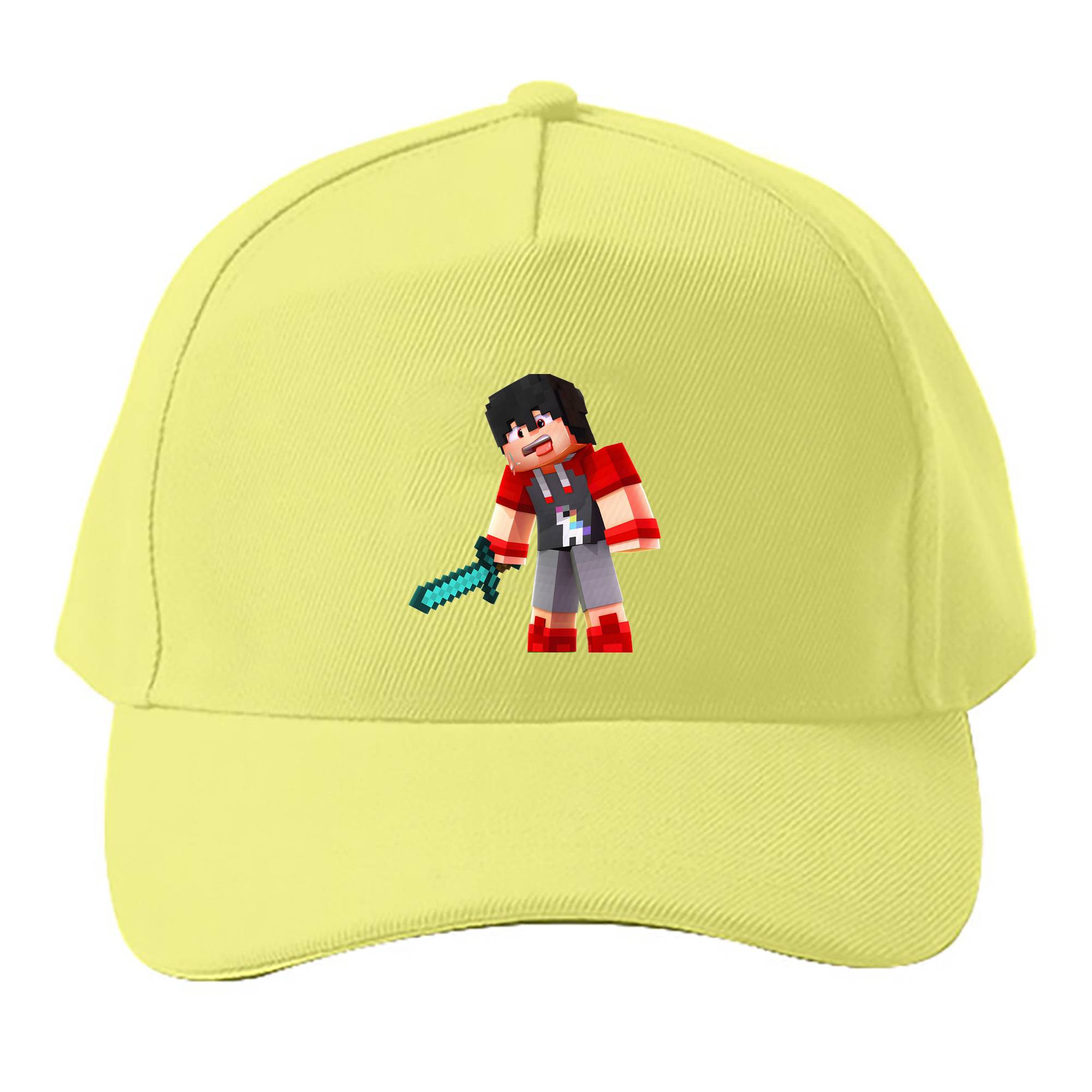 （画像用） マインクラフト ブロックの世界 Minecraft MC Block world ベースボールキャップ 綿100％ 男女兼用 帽子 スポーツ