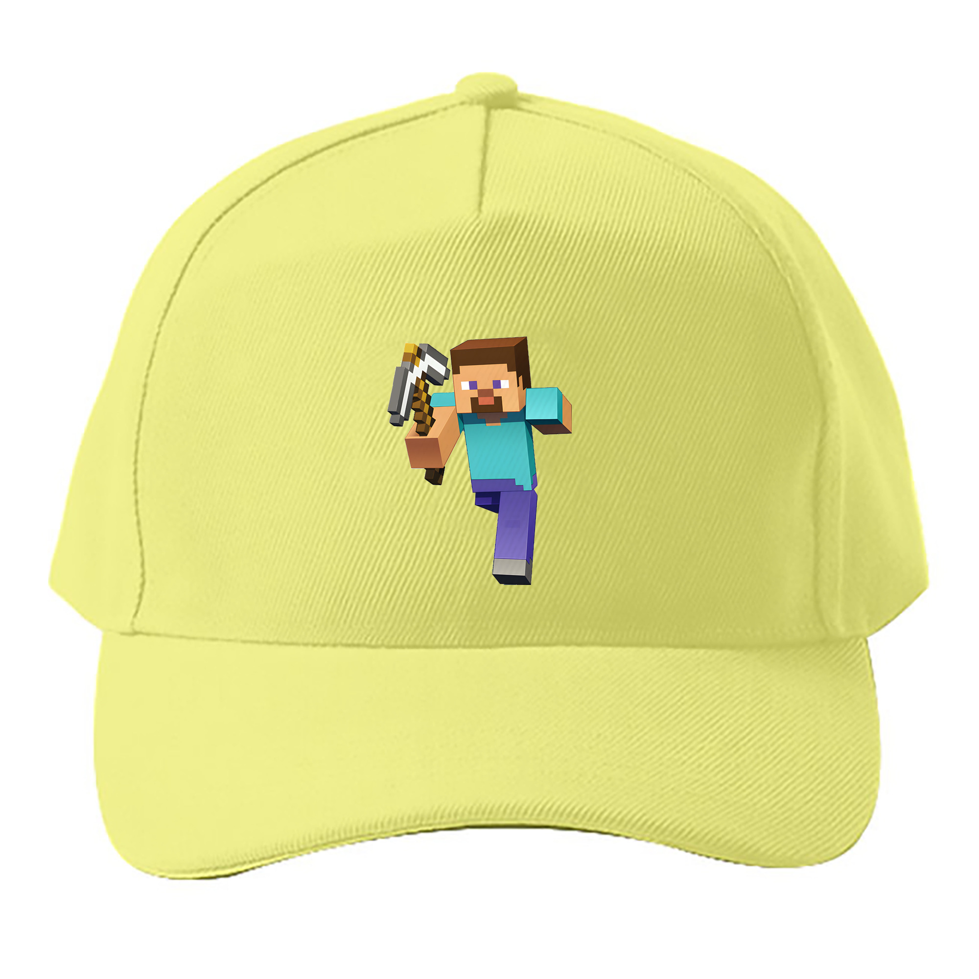 （画像用） マインクラフト ブロックの世界 Minecraft MC Block world ベースボールキャップ 綿100％ 男女兼用 帽子 スポーツ
