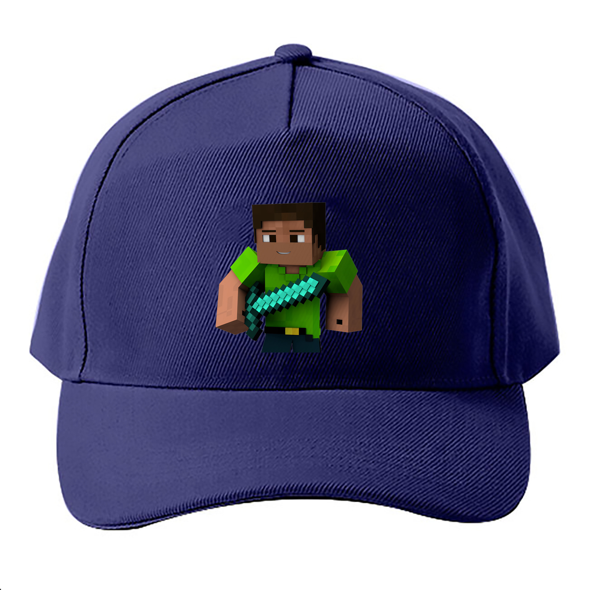 （画像用） マインクラフト ブロックの世界 Minecraft MC Block world ベースボールキャップ 綿100％ 男女兼用 帽子 スポーツ