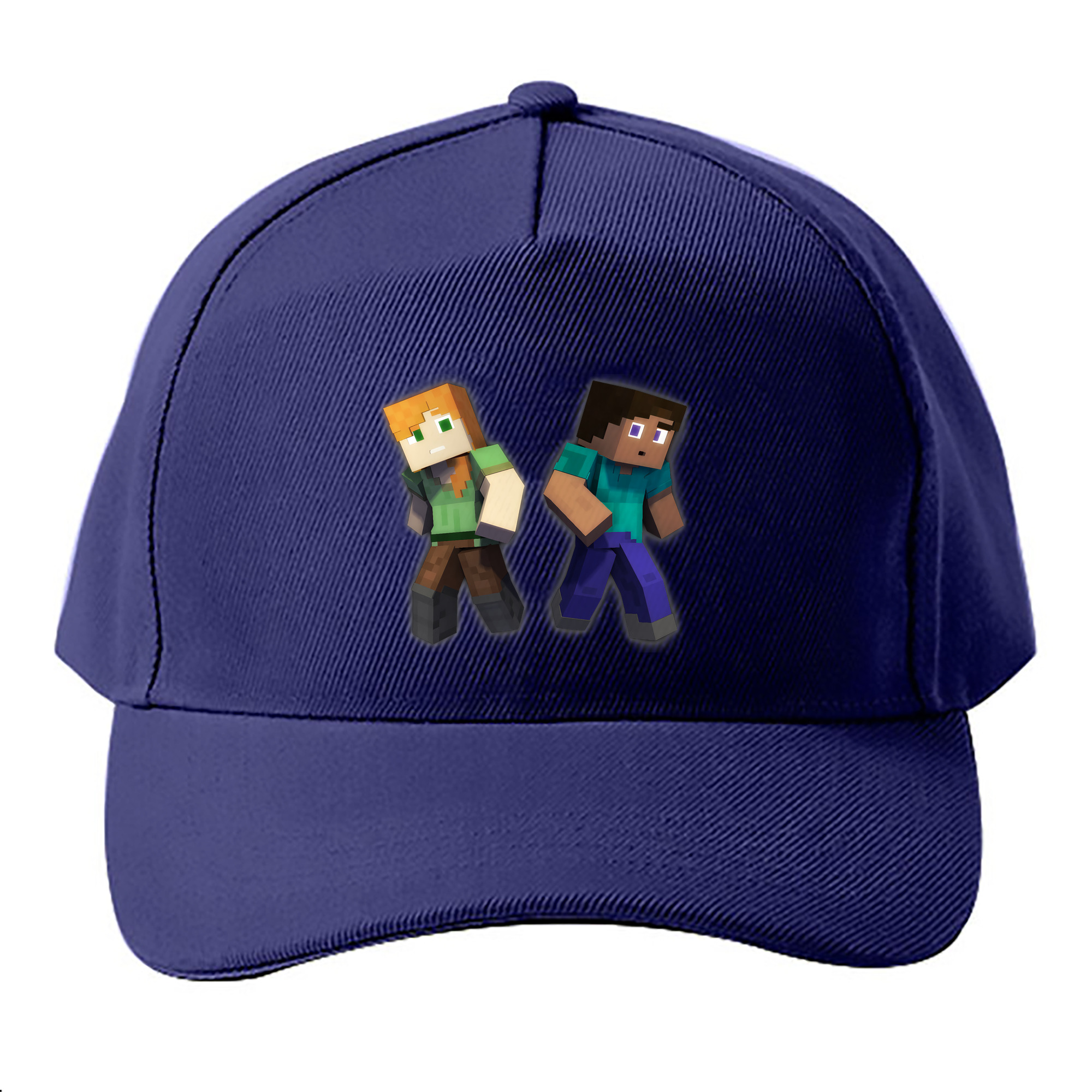（画像用） マインクラフト ブロックの世界 Minecraft MC Block world ベースボールキャップ 綿100％ 男女兼用 帽子 スポーツ