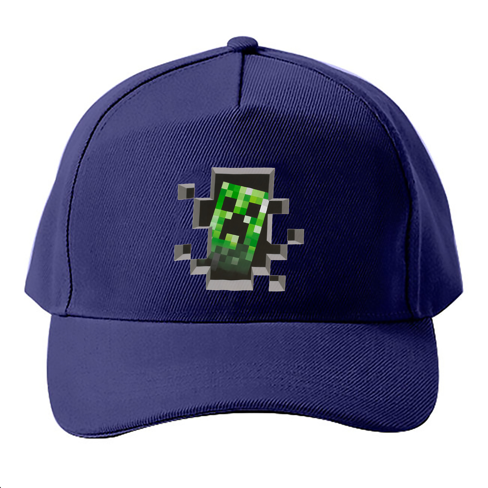 （画像用） マインクラフト ブロックの世界 Minecraft MC Block world ベースボールキャップ 綿100％ 男女兼用 帽子 スポーツ