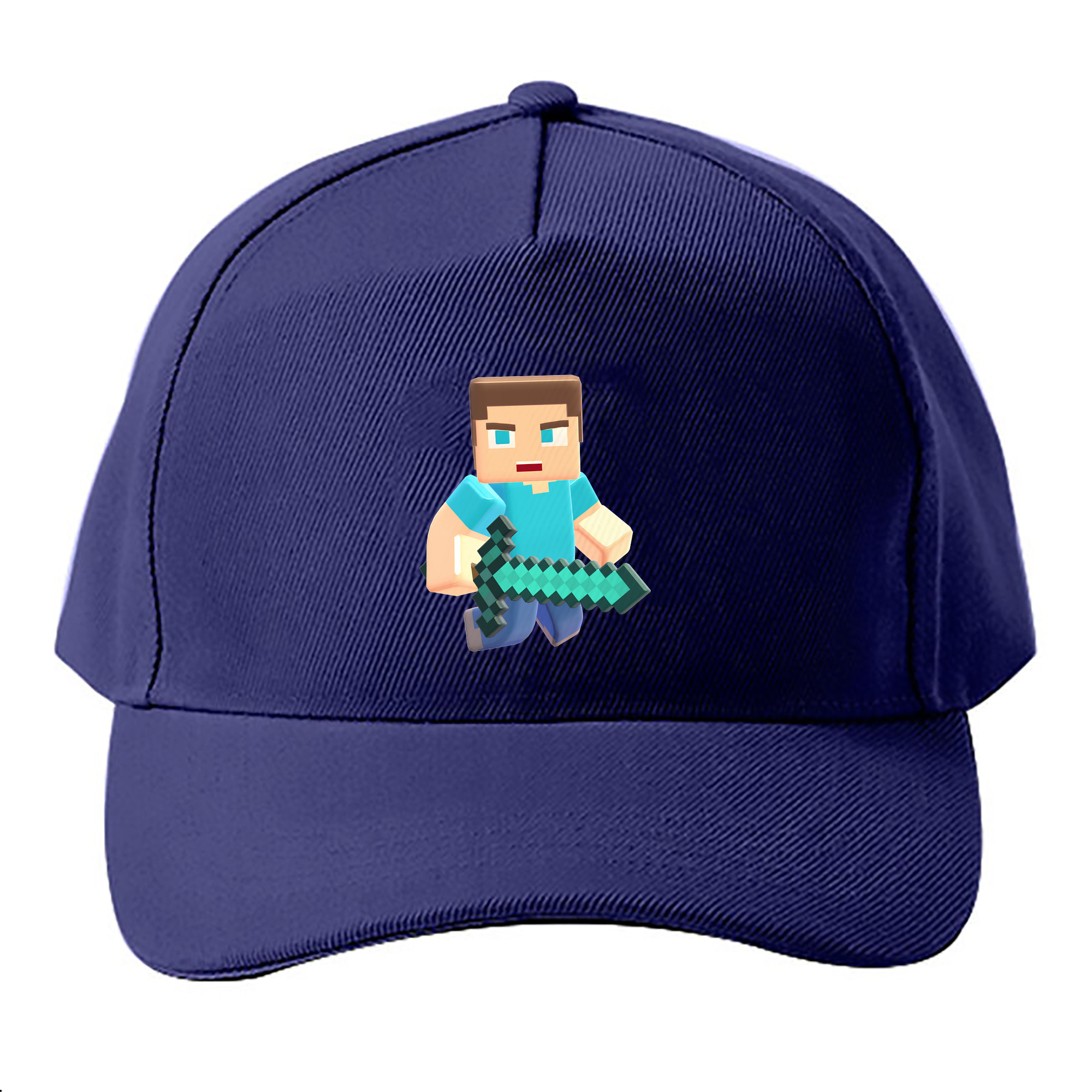 （画像用） マインクラフト ブロックの世界 Minecraft MC Block world ベースボールキャップ 綿100％ 男女兼用 帽子 スポーツ