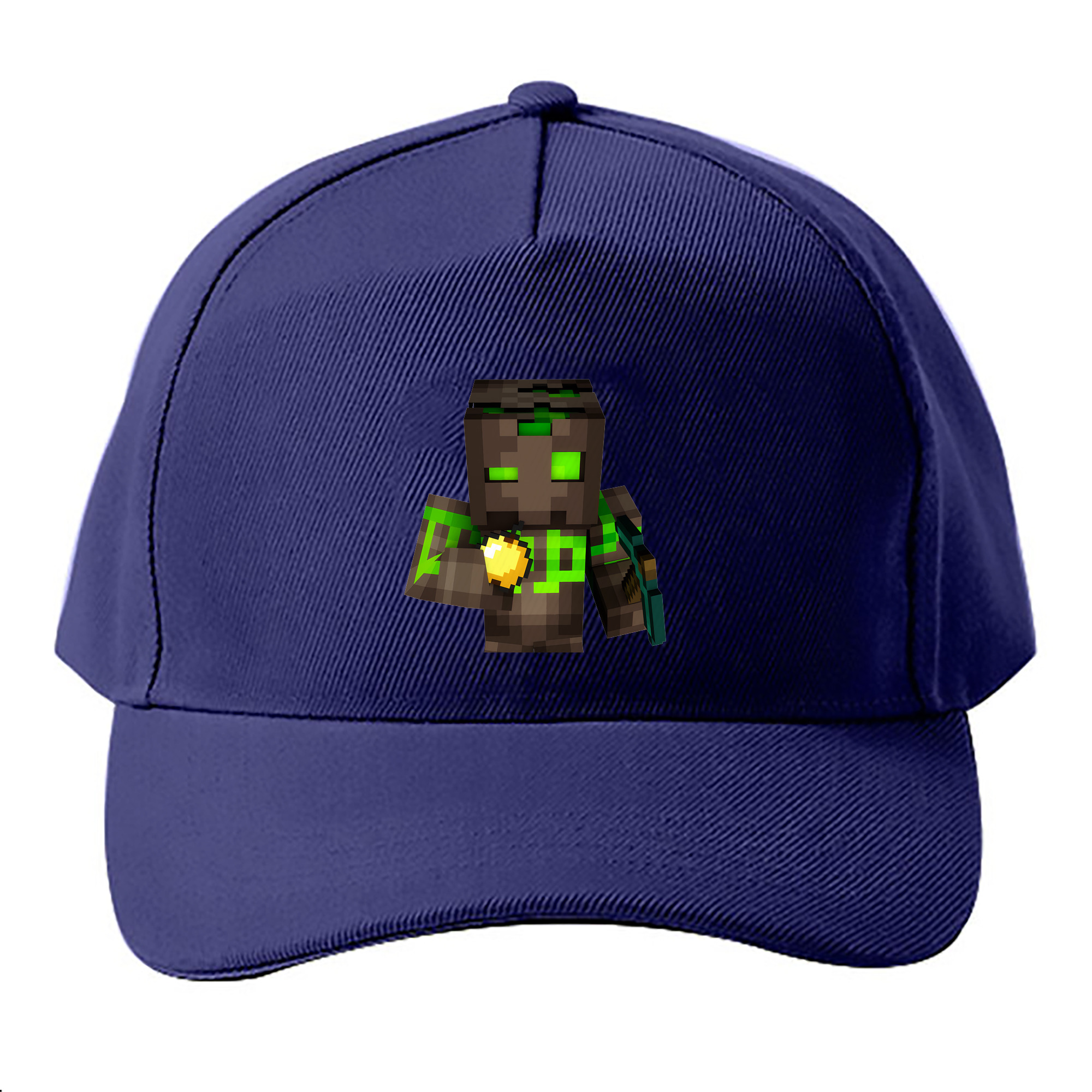 （画像用） マインクラフト ブロックの世界 Minecraft MC Block world ベースボールキャップ 綿100％ 男女兼用 帽子 スポーツ
